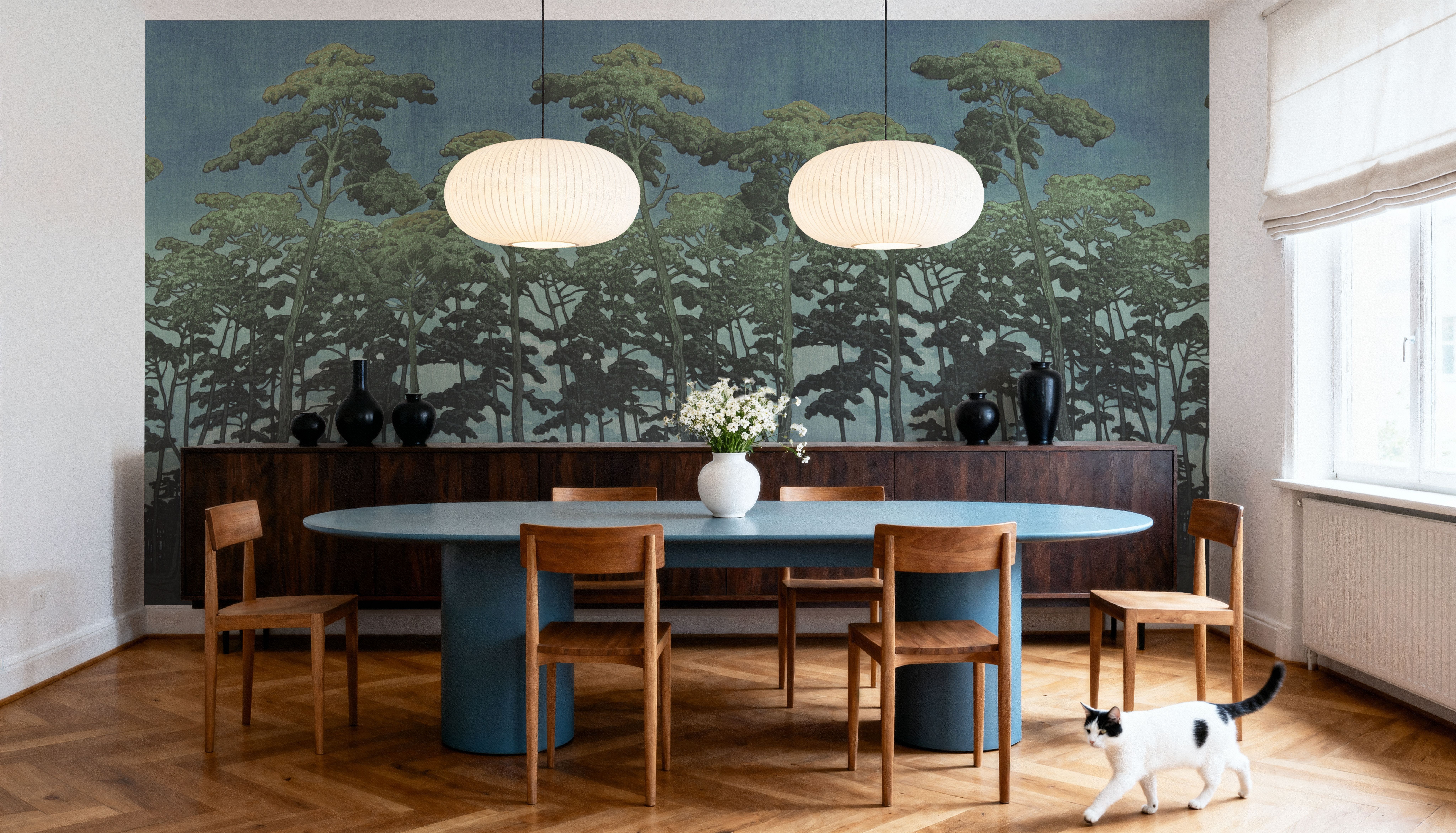 Tranquil Pinescape, Dusk