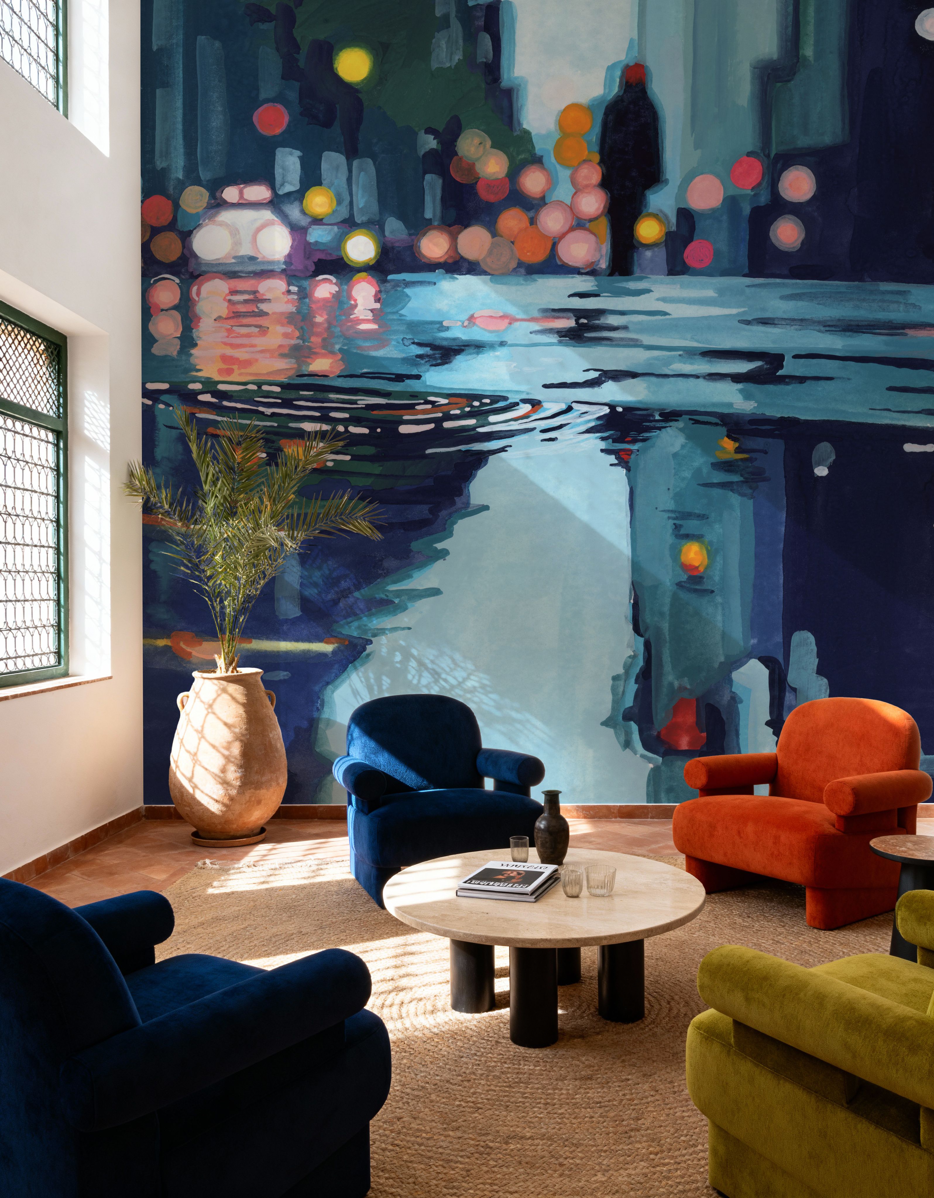 City Puddles After Storm