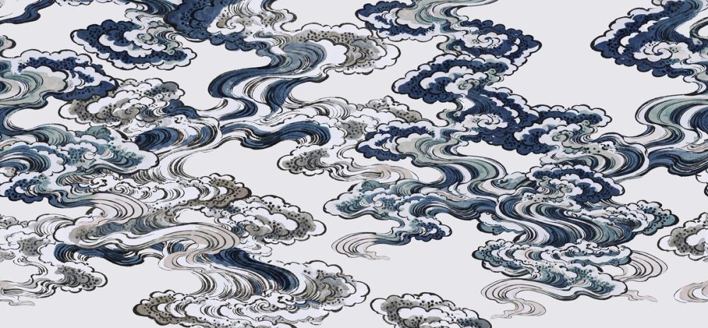 Ukiyo-e Clouds, Blues