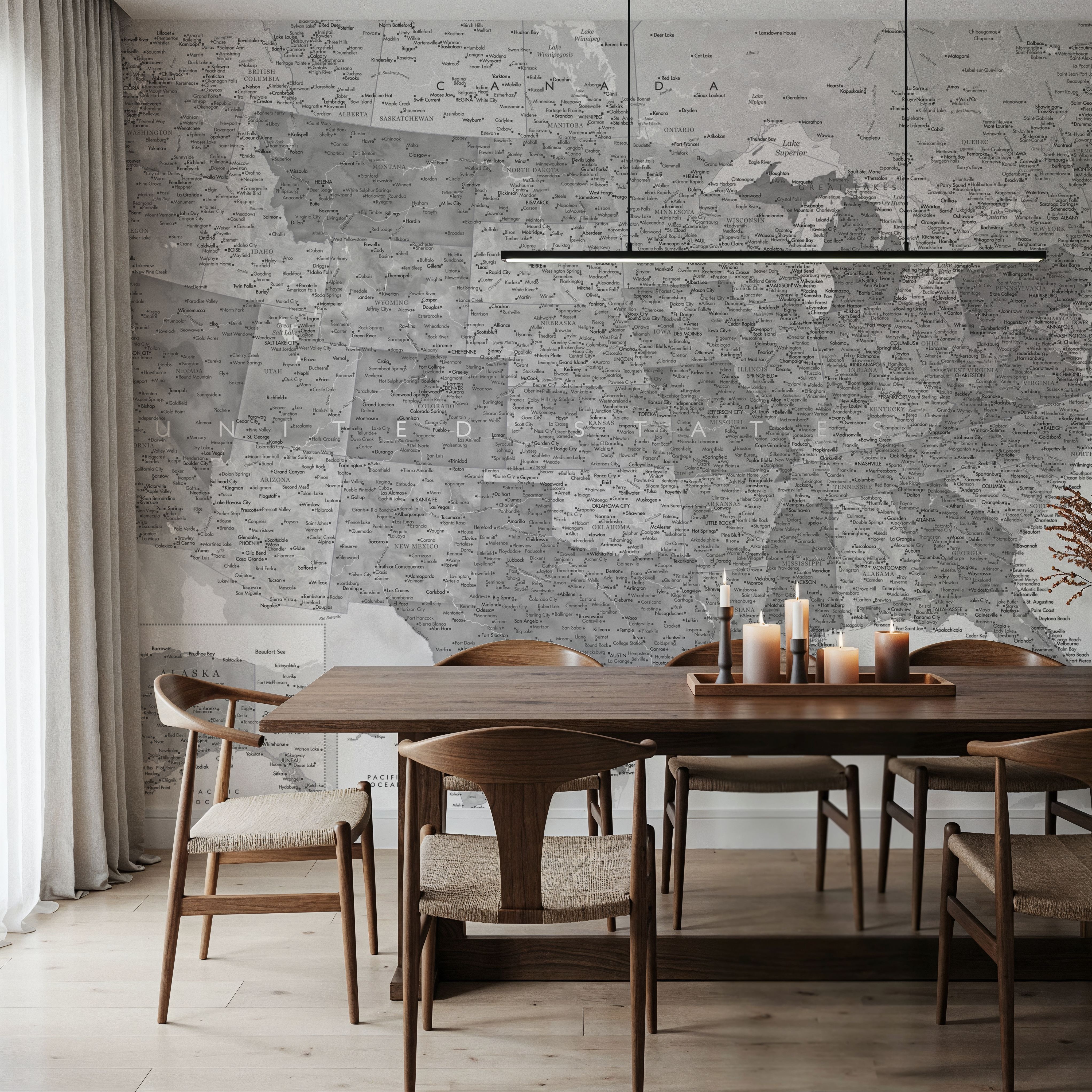 US Map Detailed - Jimmy