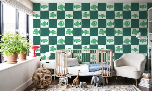 Fish Checkers, Green