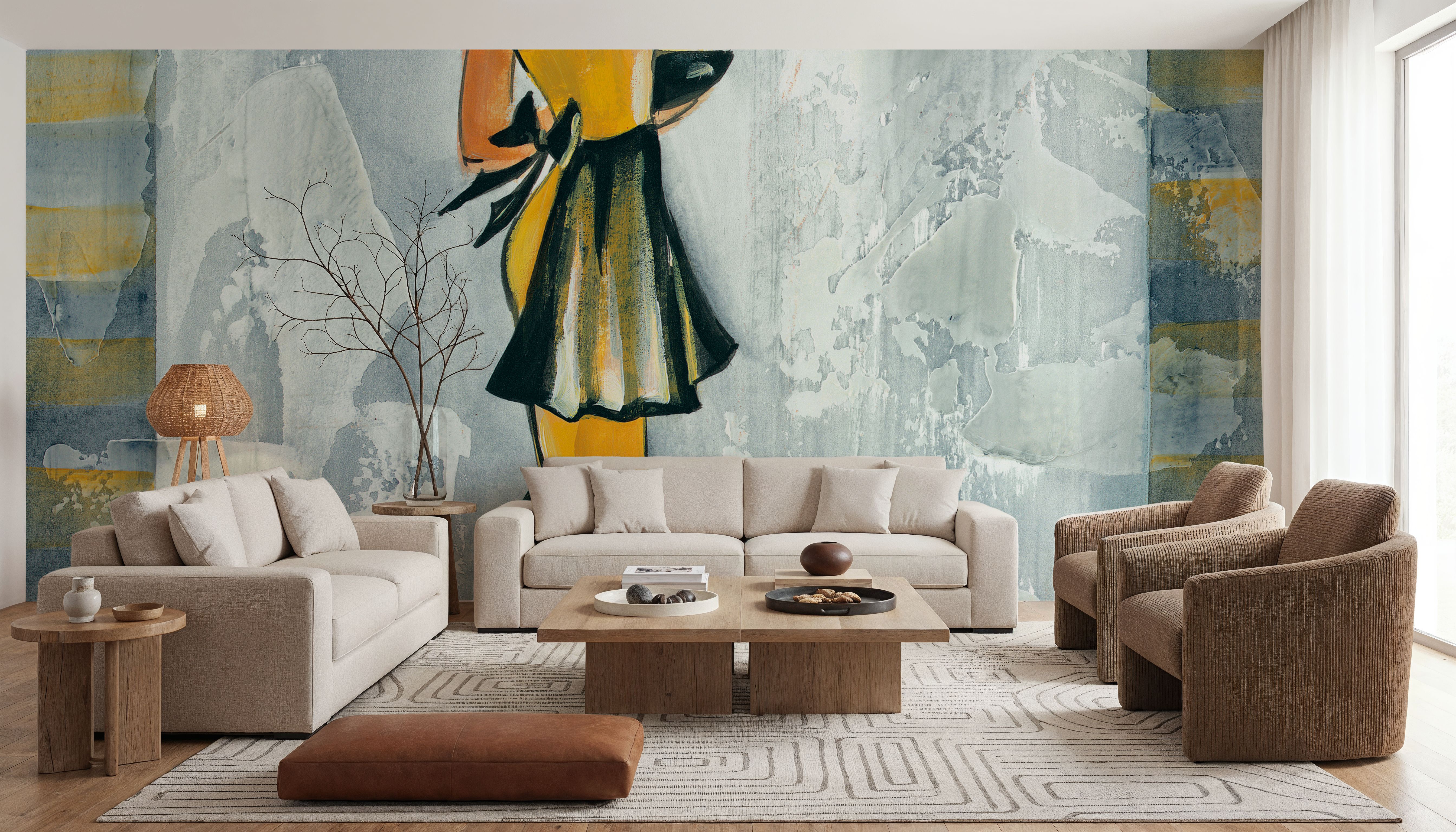 Happy Housewife I, Papier peint