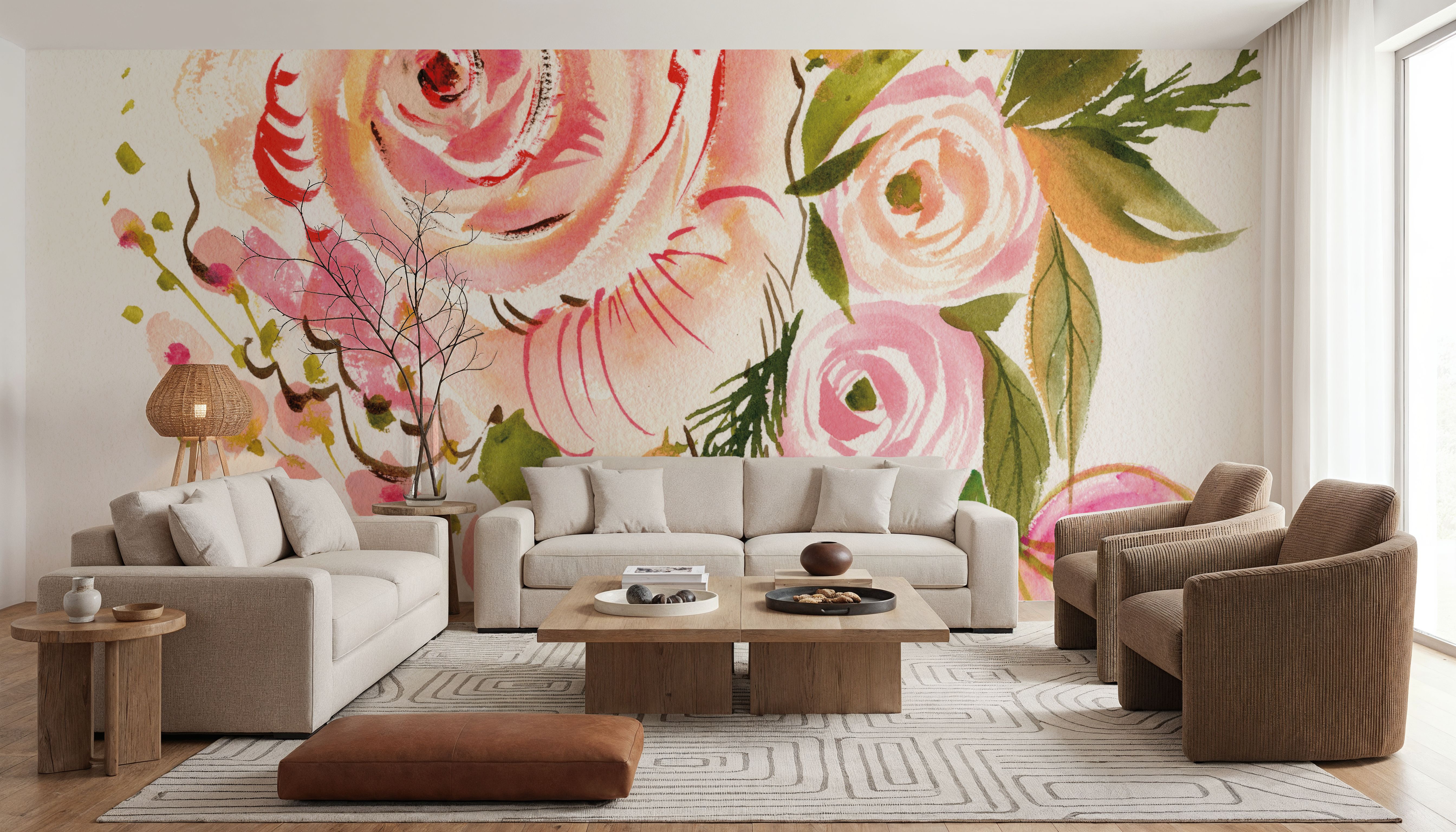 Floral Fantasy II, Wallpaper