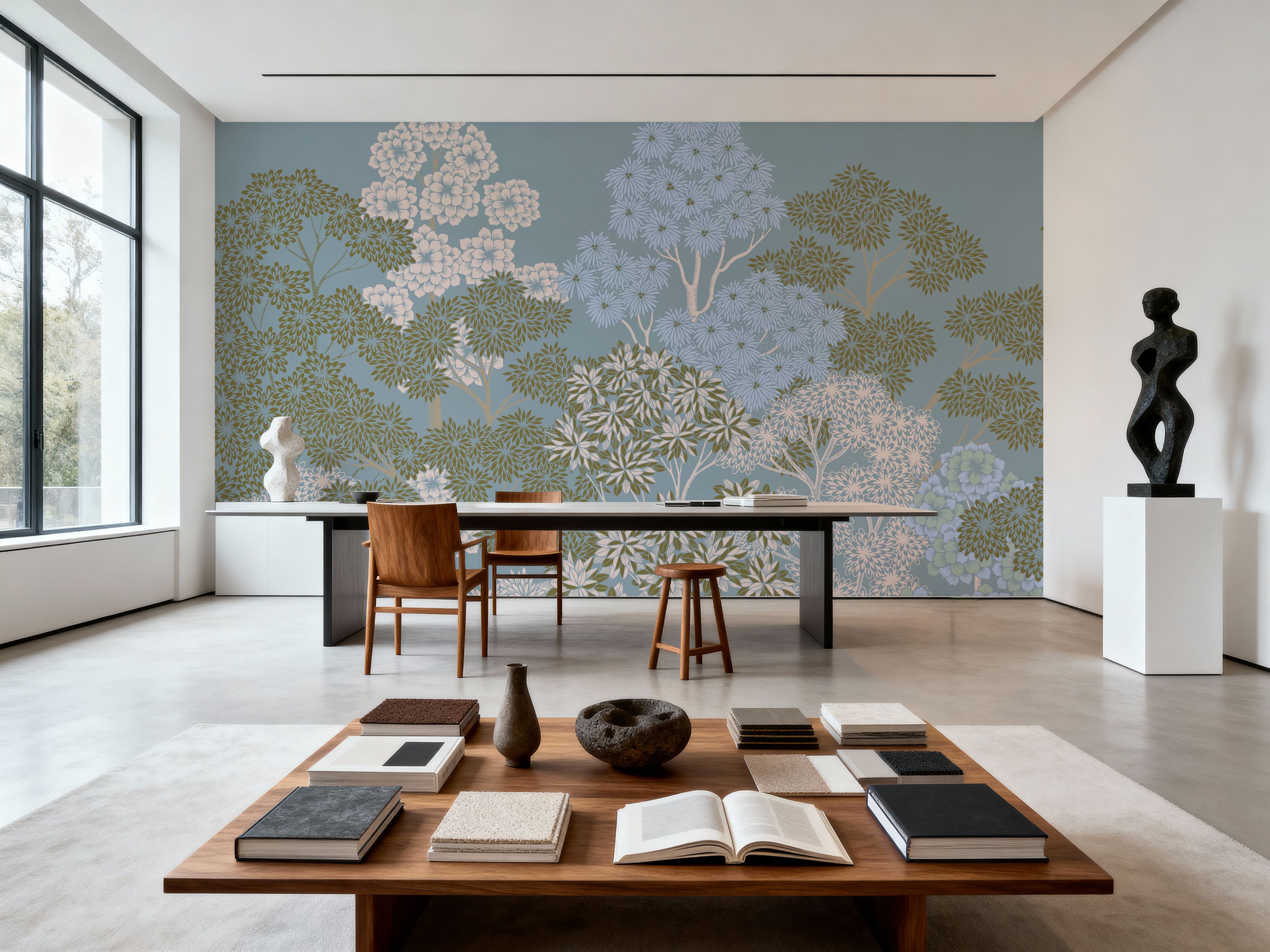 Overleaf Woodland, French Blue