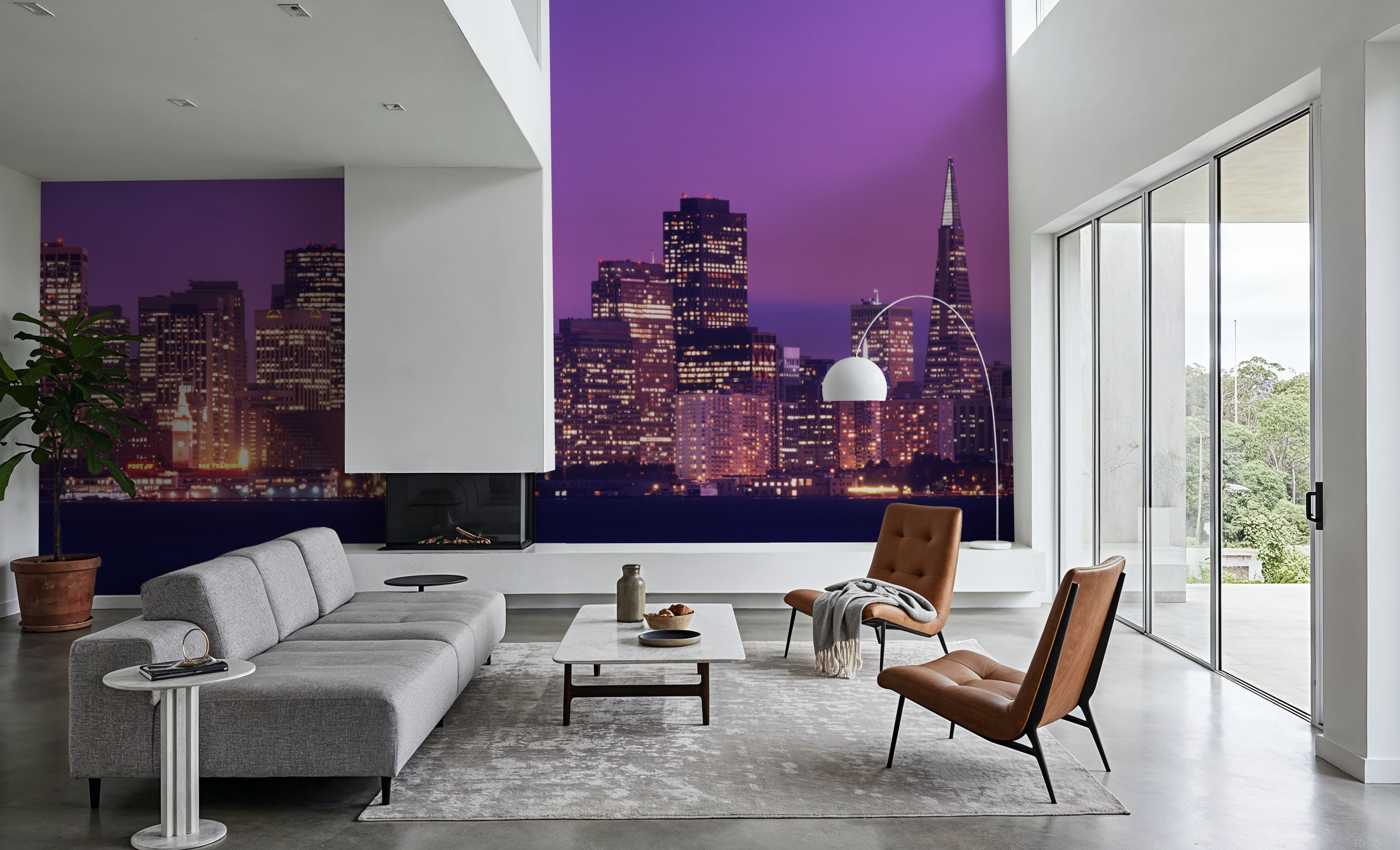 Pink Gradient Twilight Metropolis