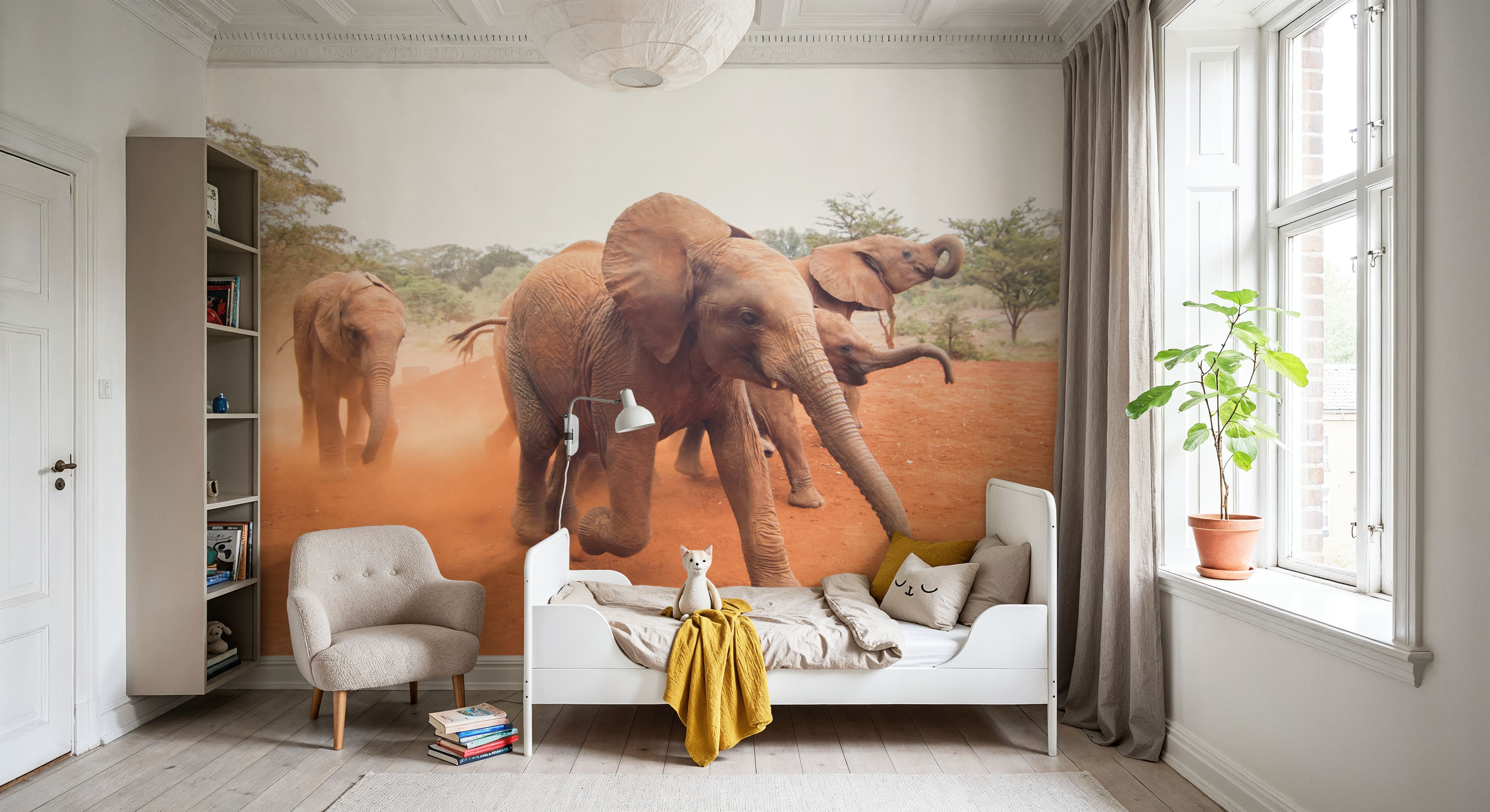 Elephant Race, Tapeten