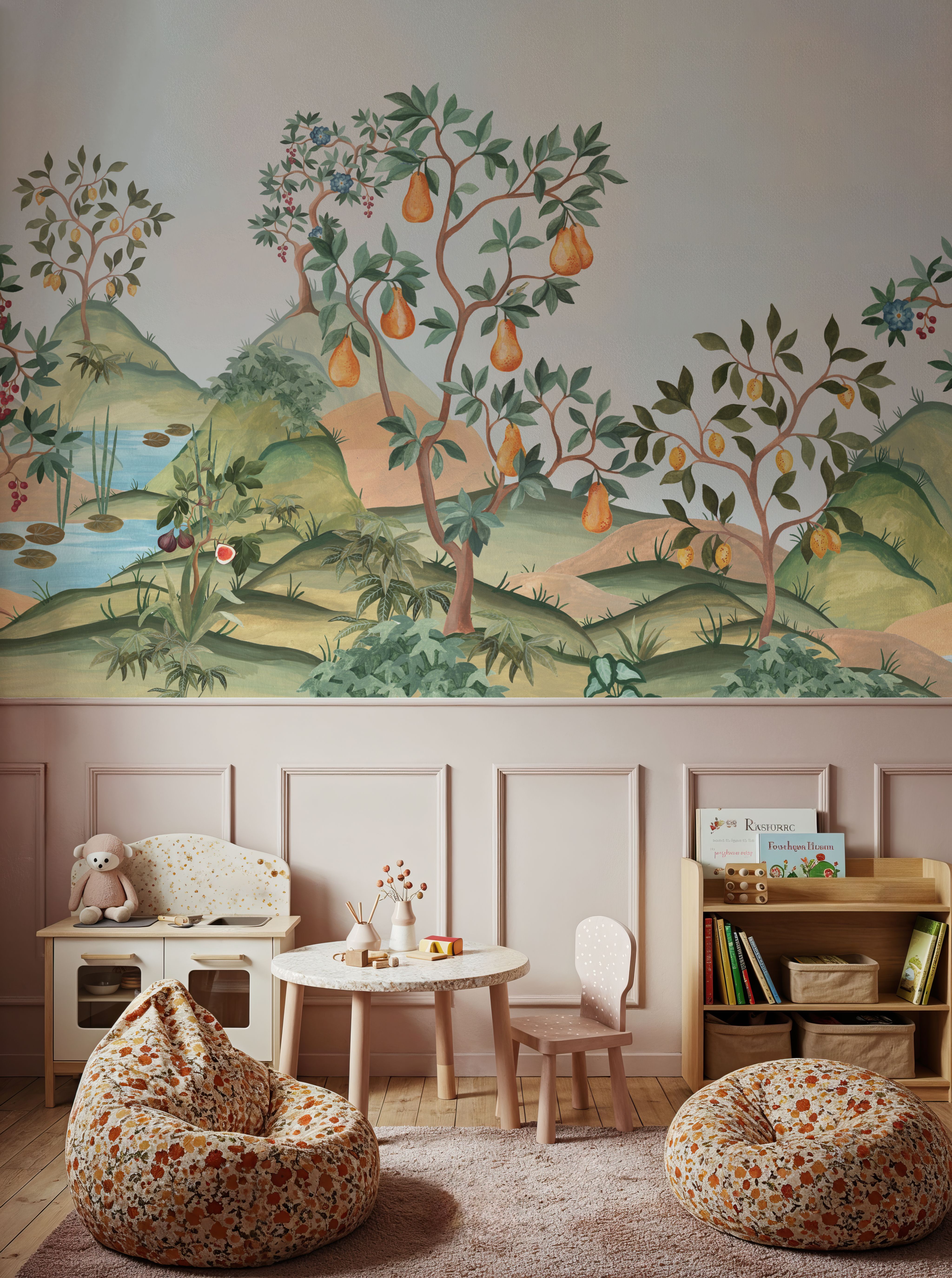 Orchard Reverie (no animals), Sky Blue