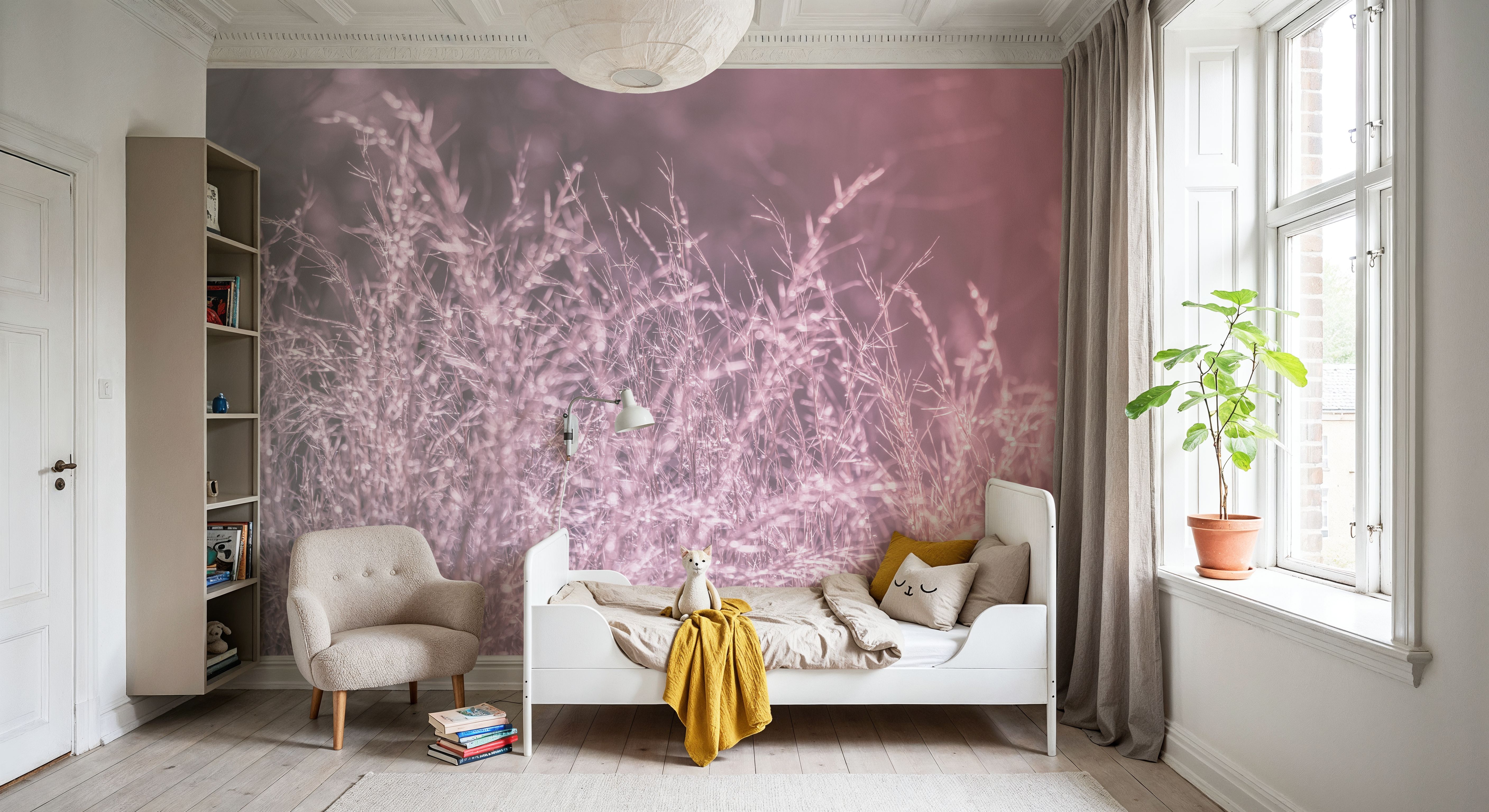 Pink Morning I, Wallpaper