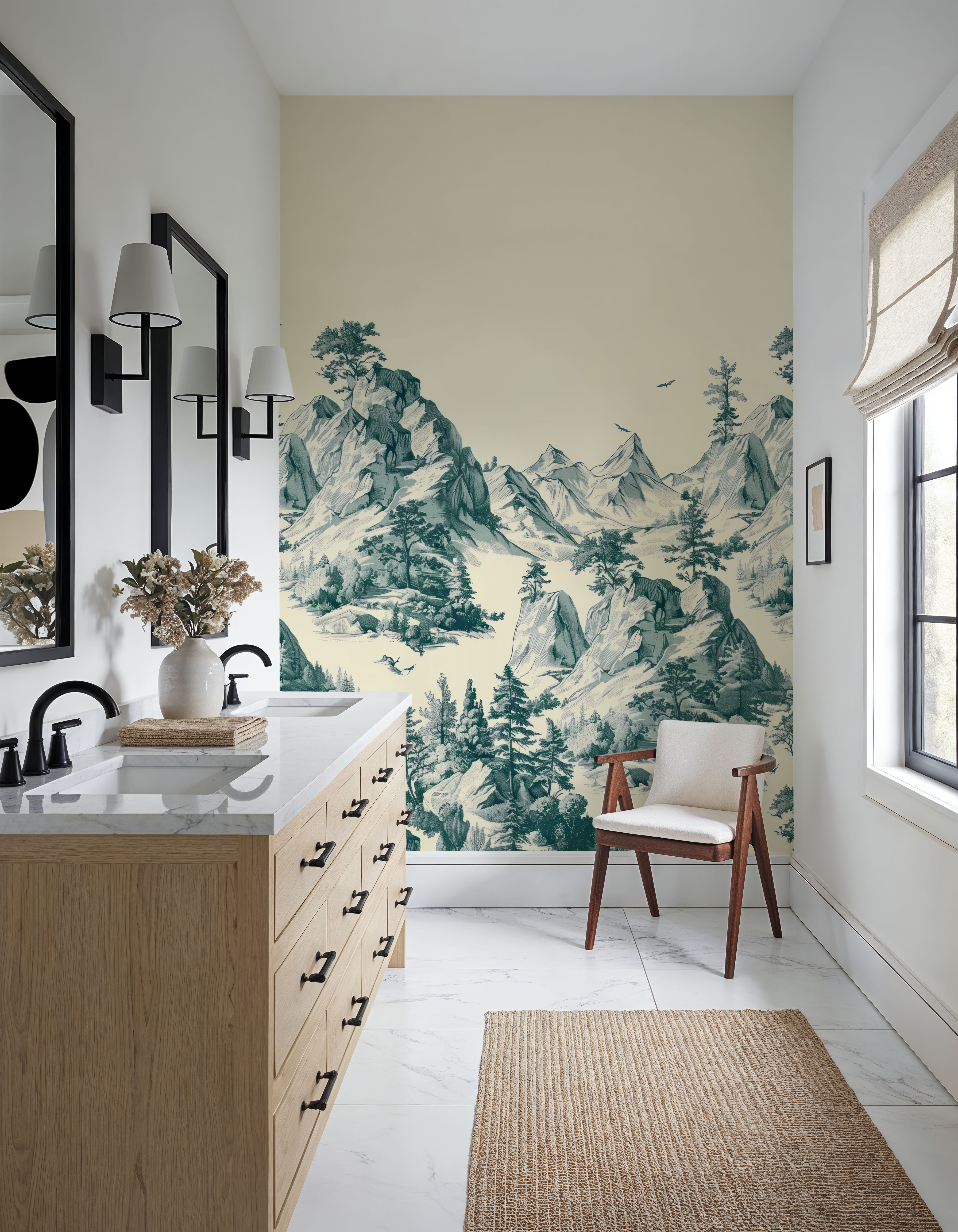 Toile Hills, Bottle Green