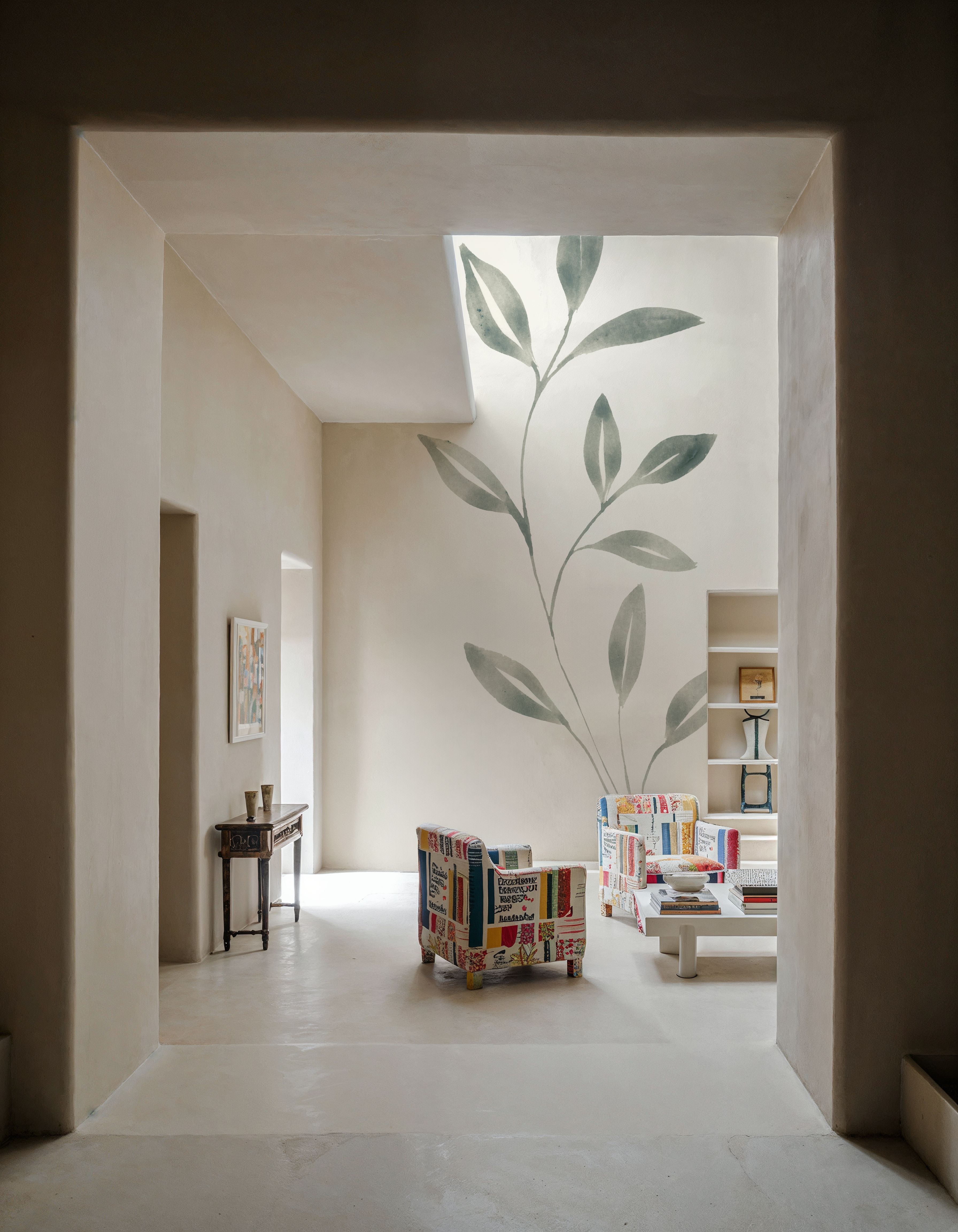 Linen Leaves I