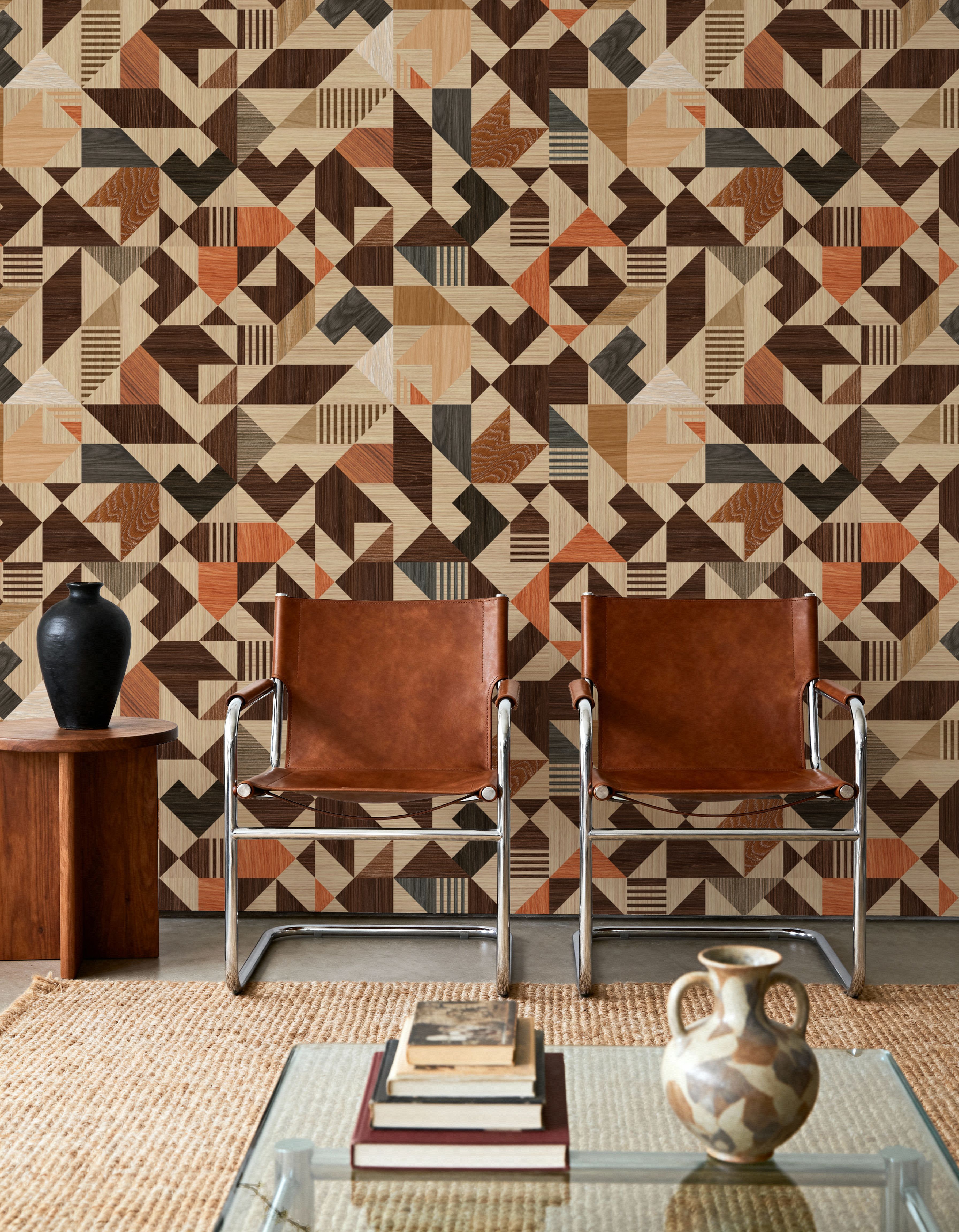 The Marquetry Quilt, Wallpaper