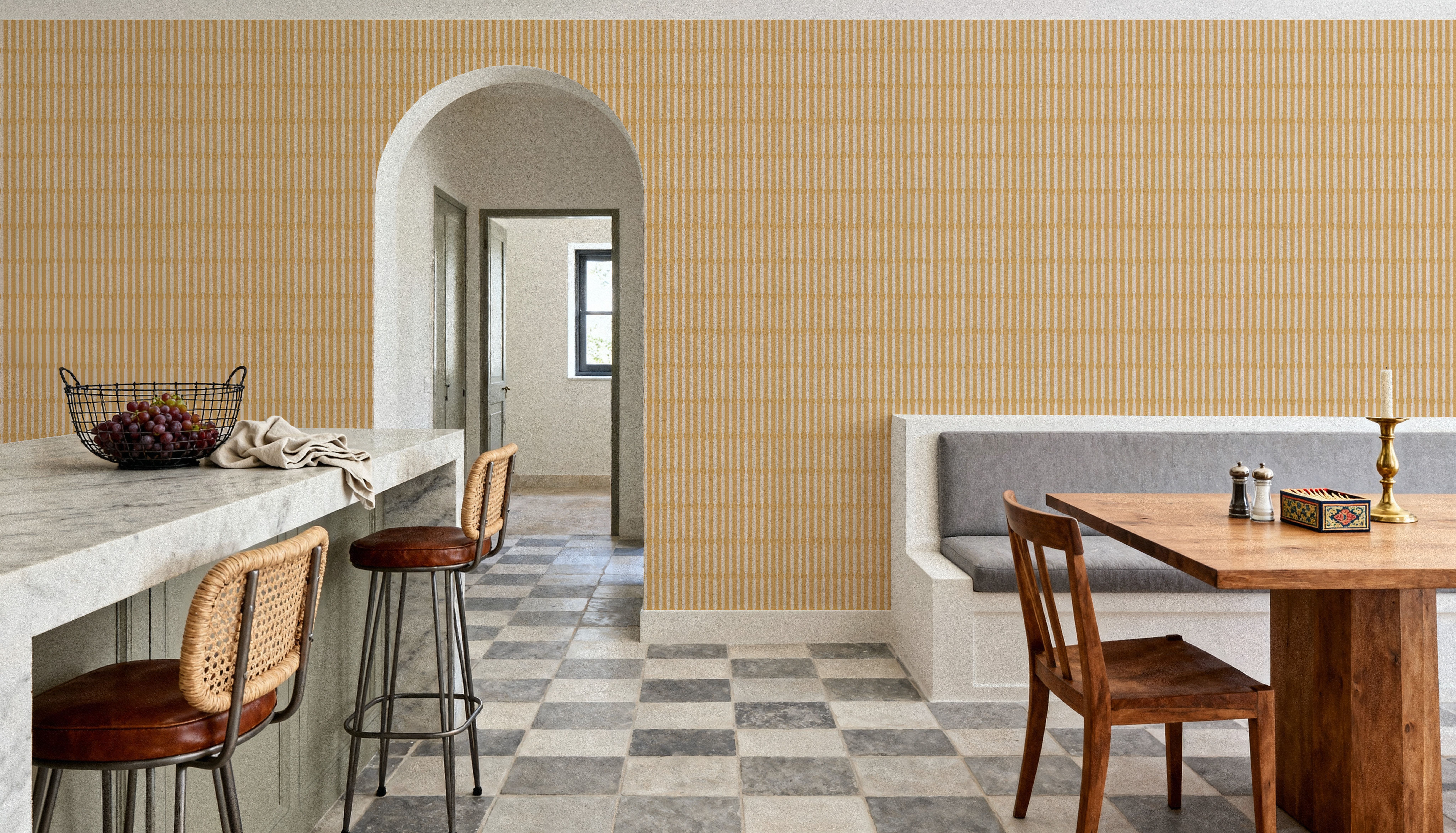Bamboo Stripes, Sunflower