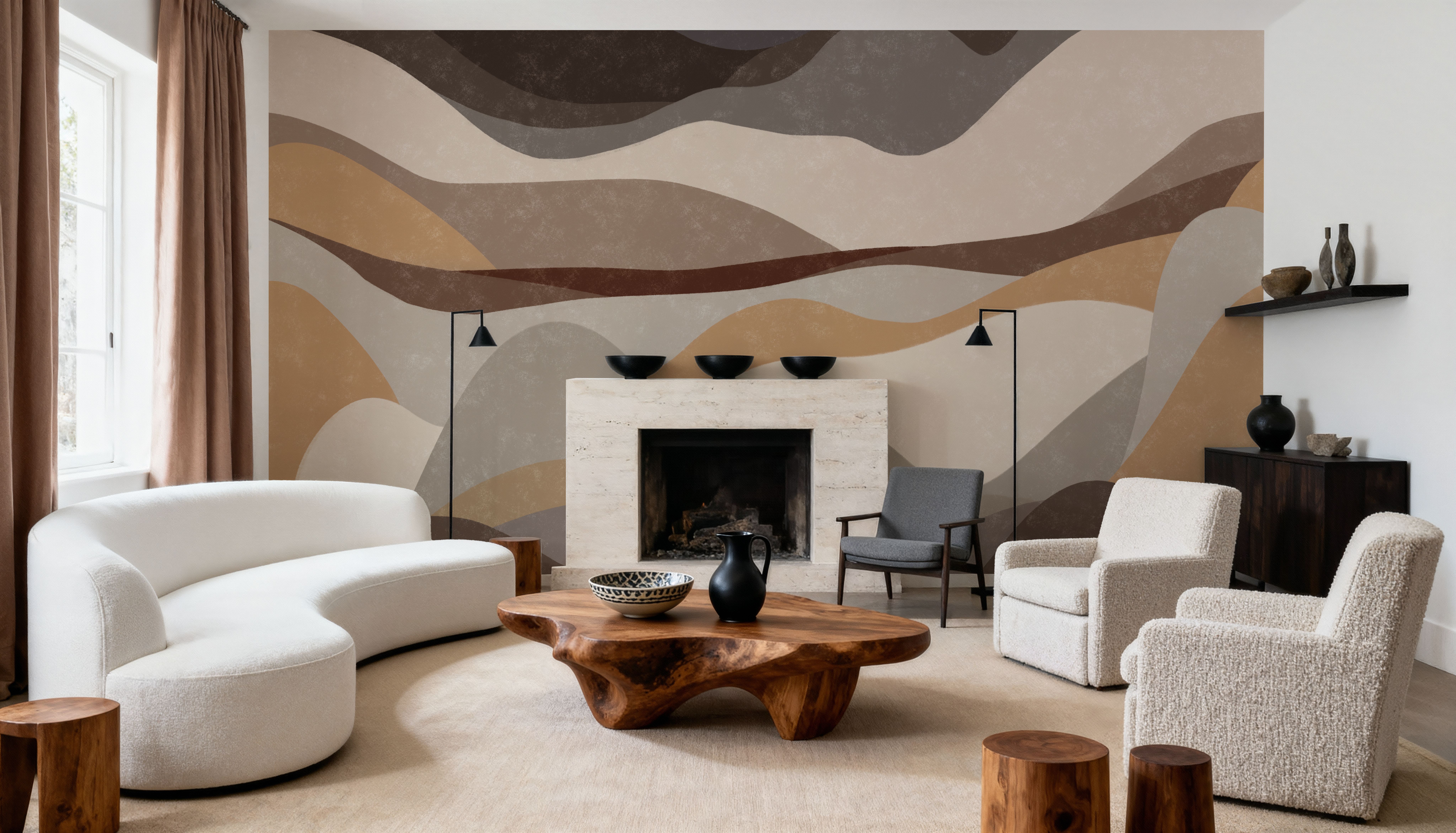 Collage Vista, Fudge, Wallpaper