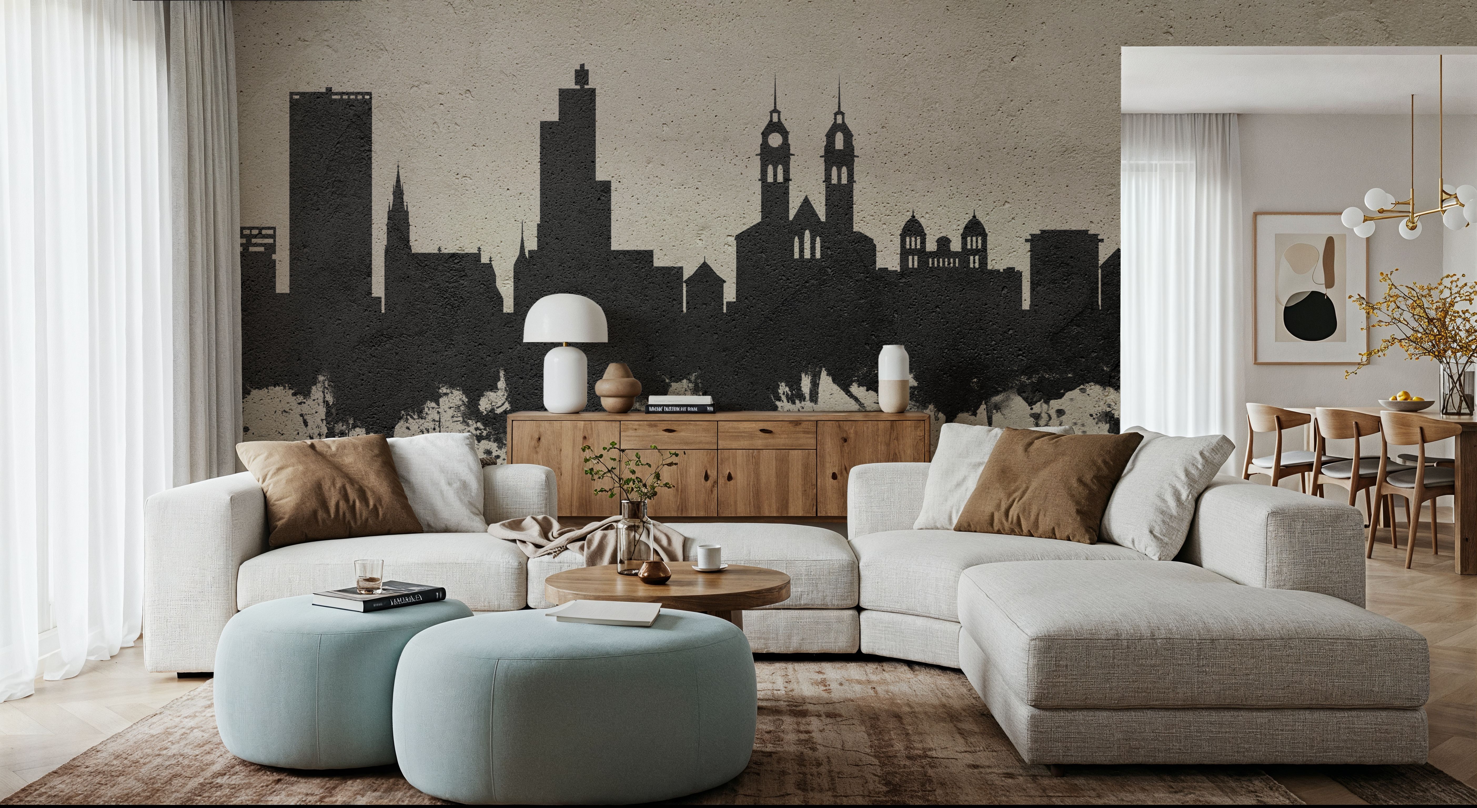 Wintherthur Switzerland Skyline Concrete