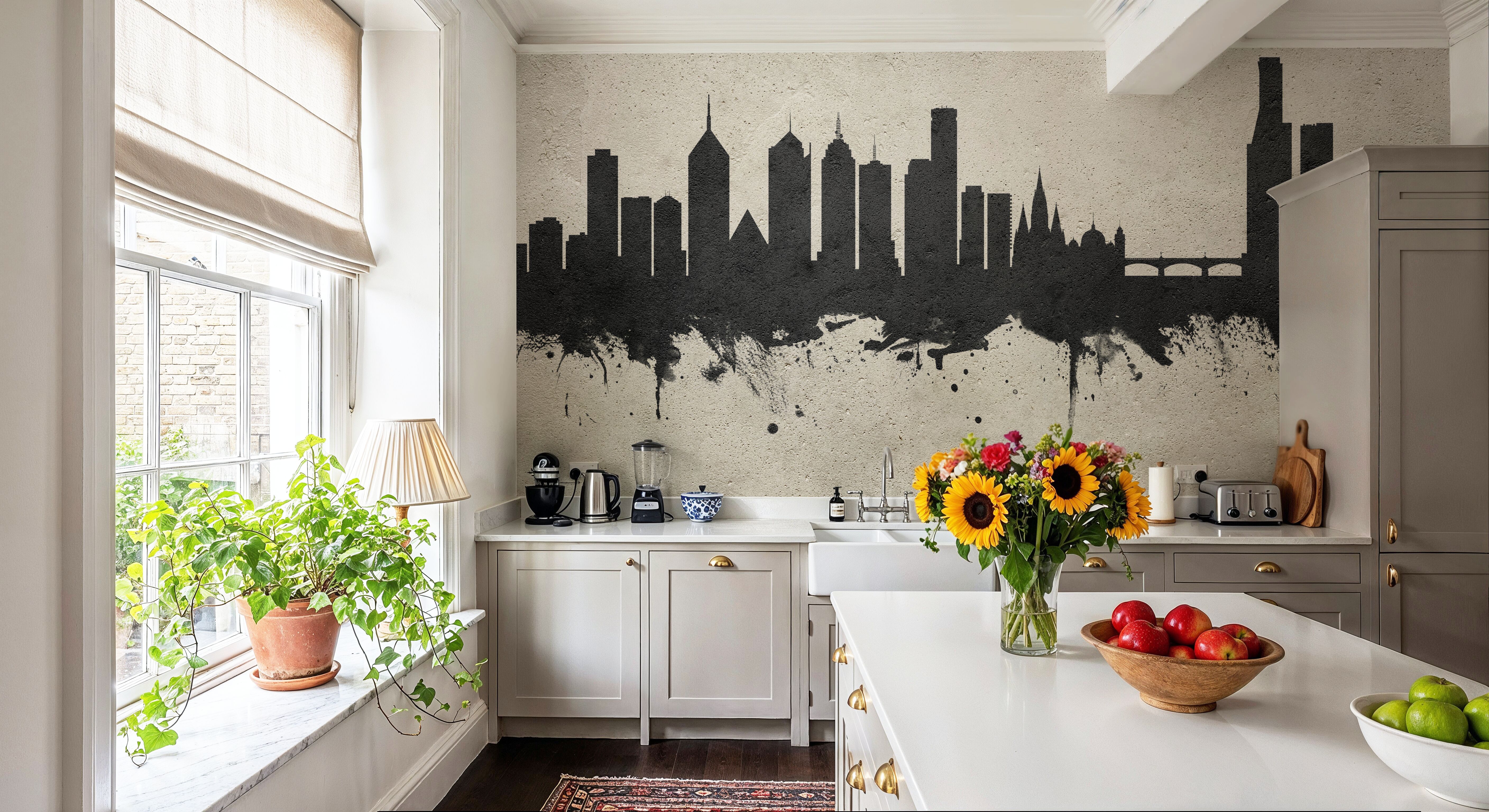 Melbourne Australia Skyline Concrete