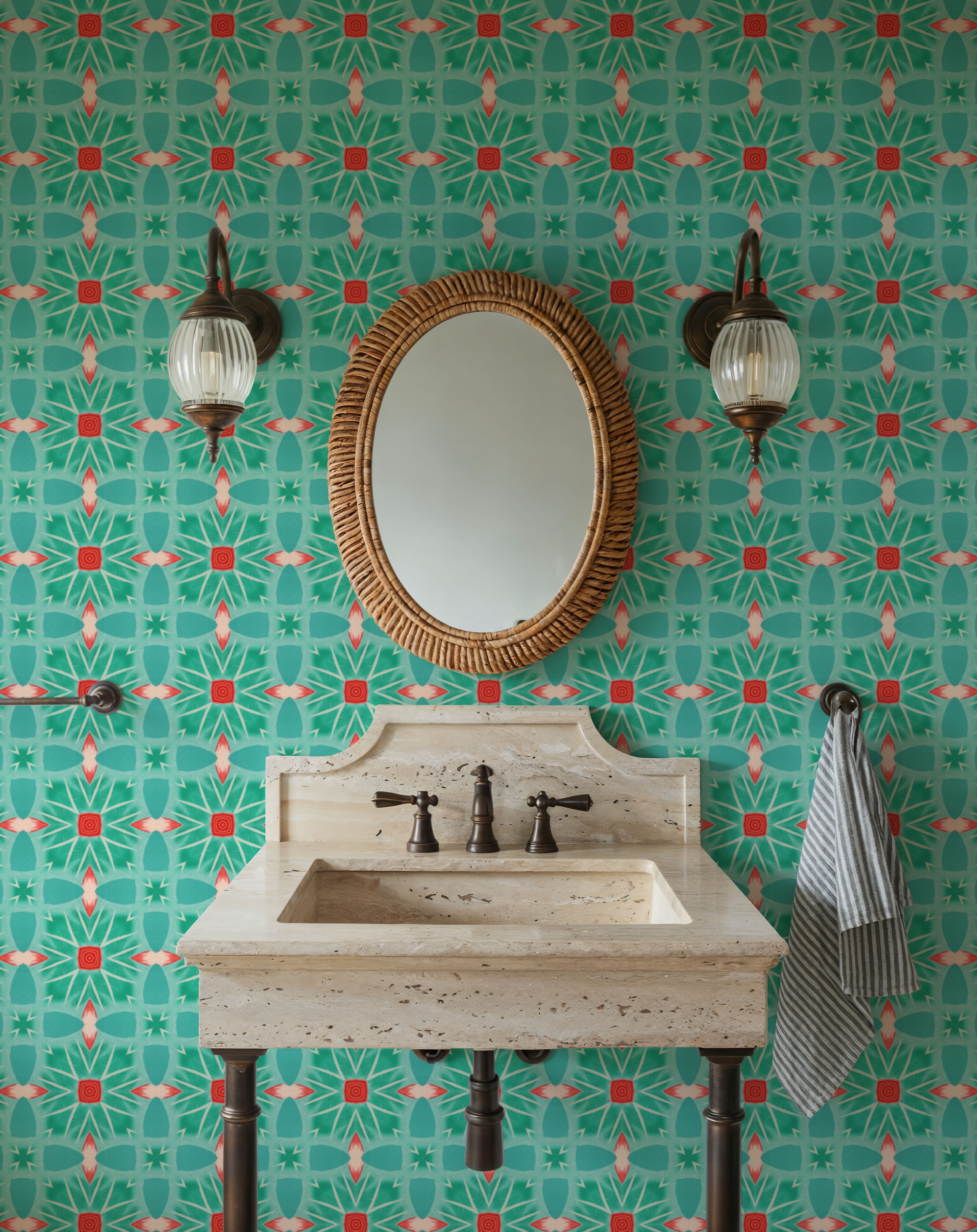 Kaleidoscope Intense, Papier peint