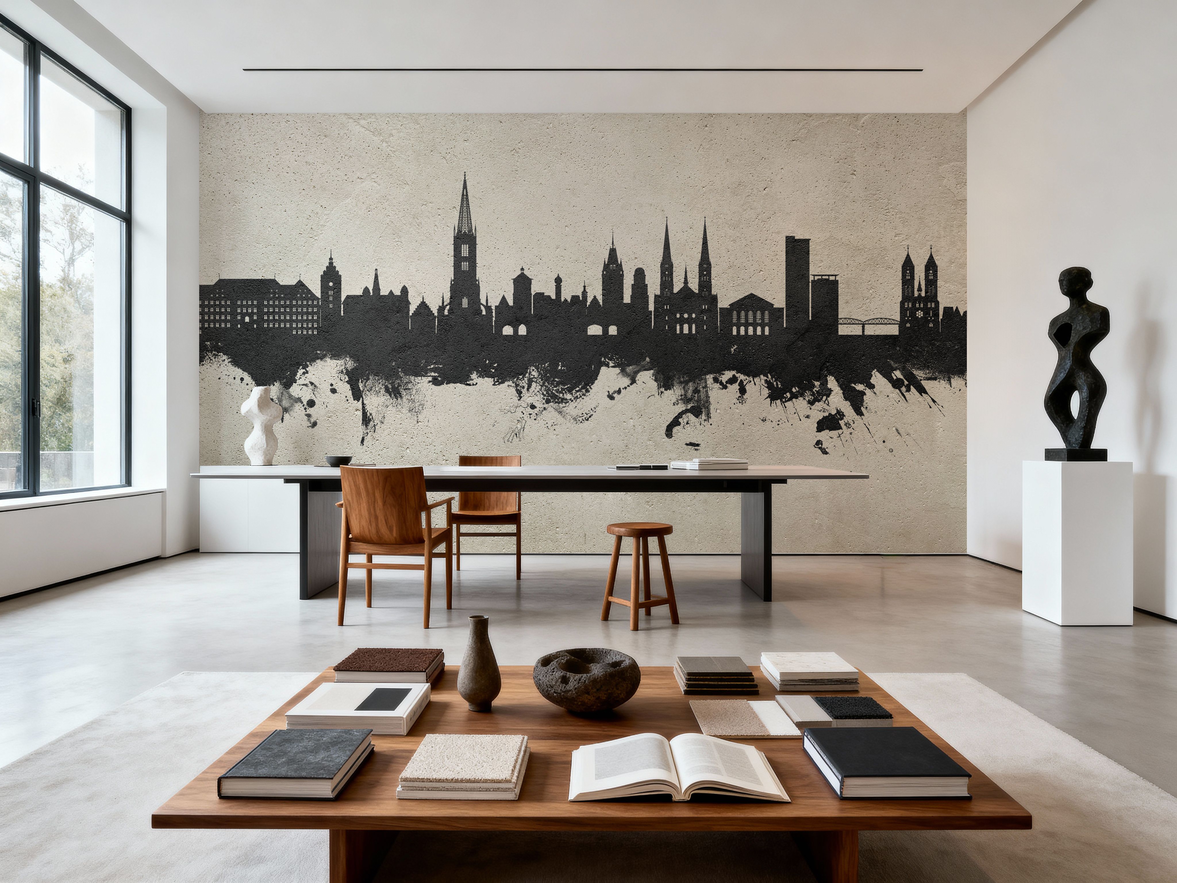 Freiburg Germnay Skyline Concrete