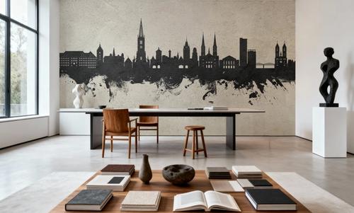 Freiburg Germnay Skyline Concrete