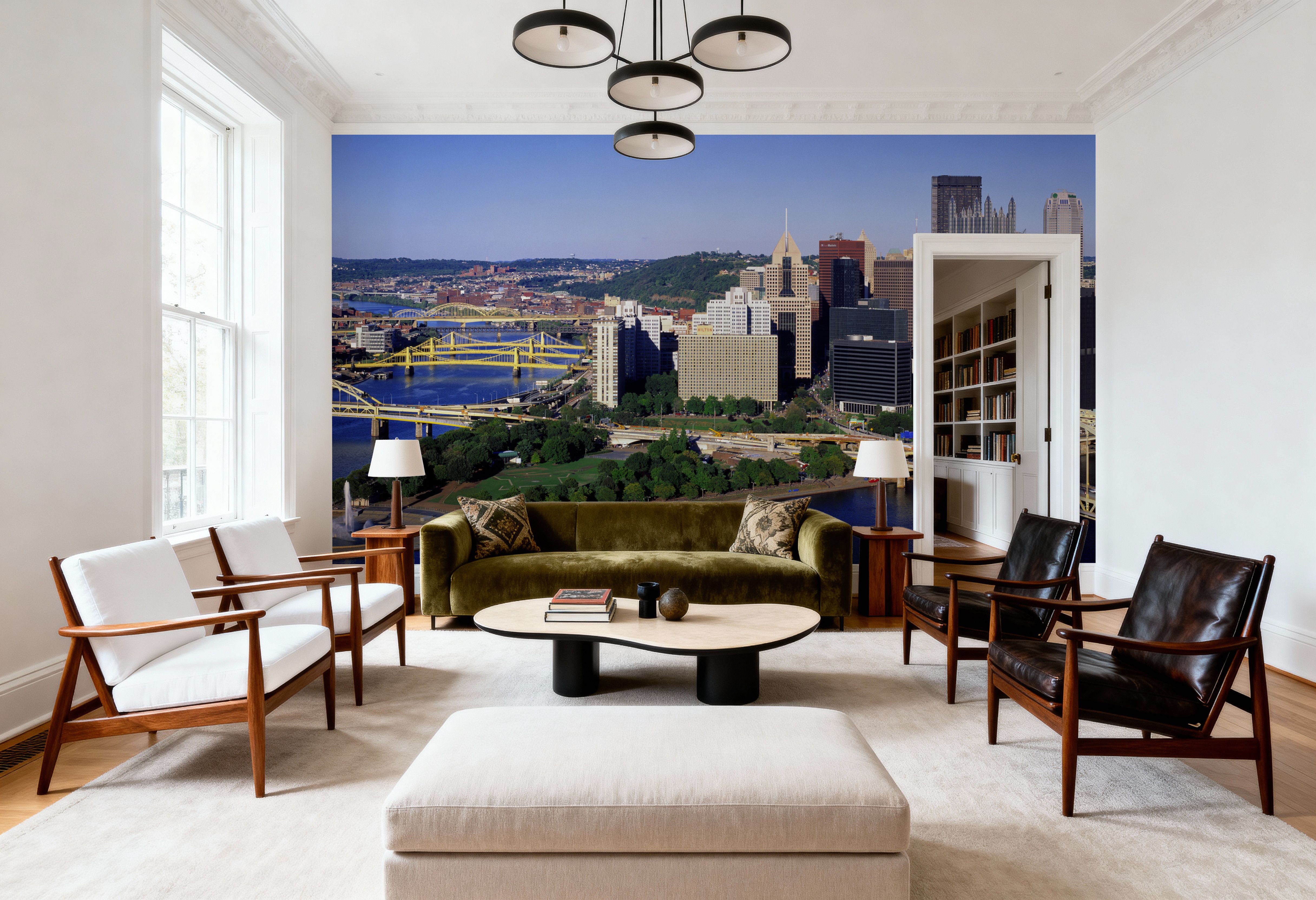 Golden Bridges Cityscape