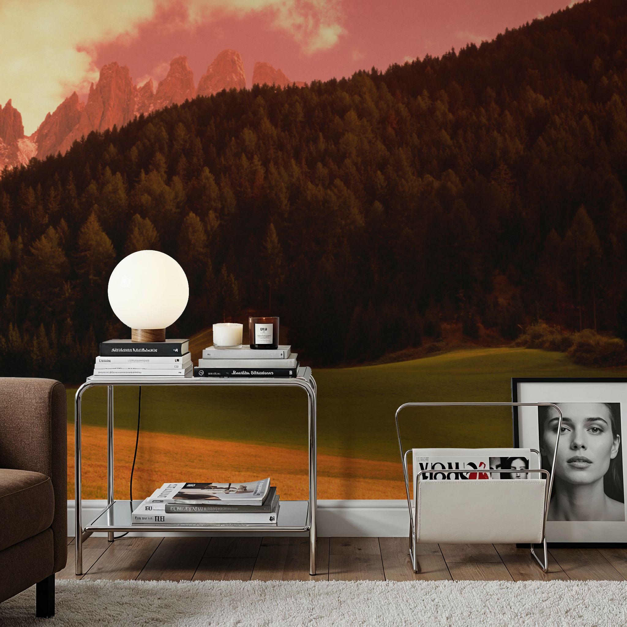 Mountain Church Sunset