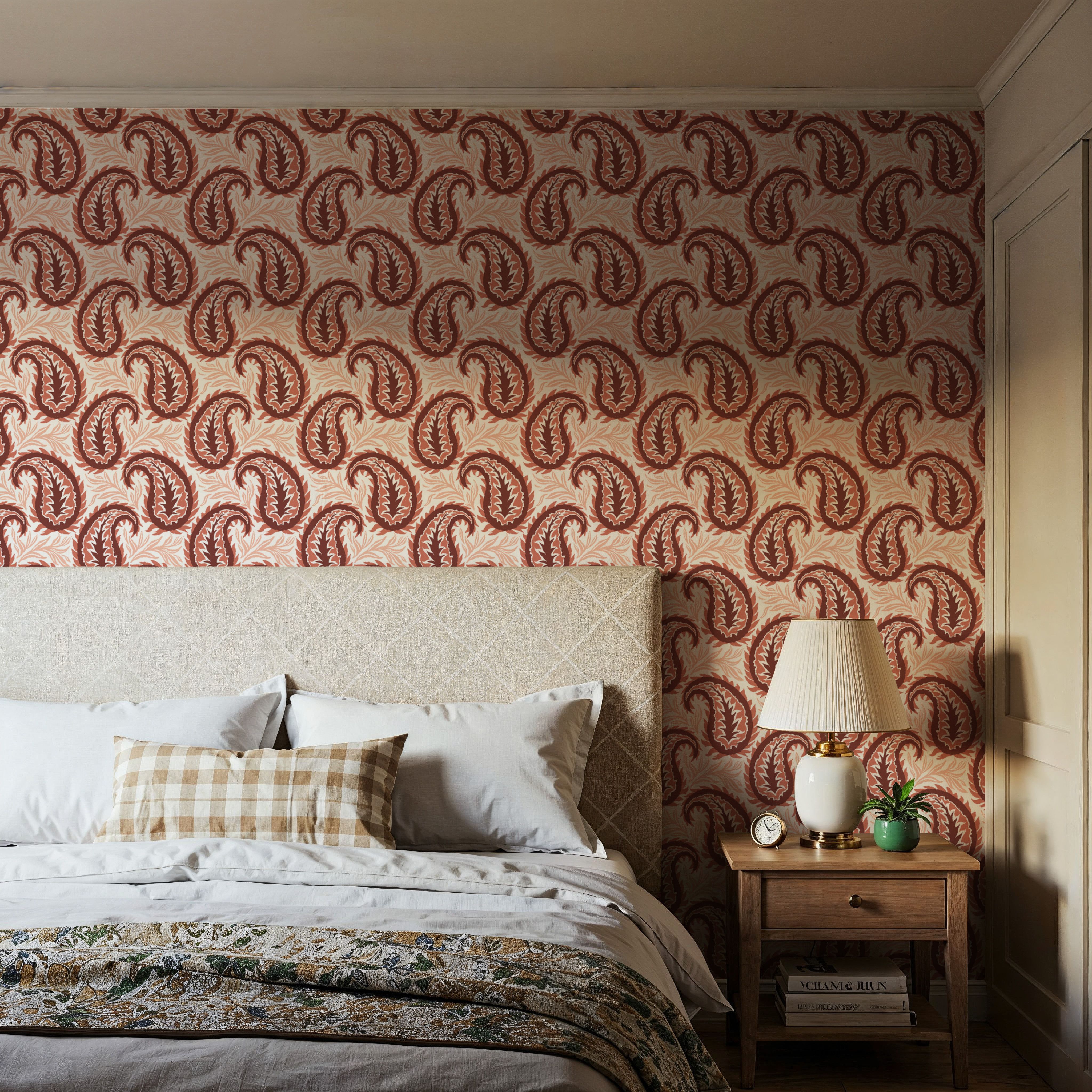 Botanical Paisley, Brick