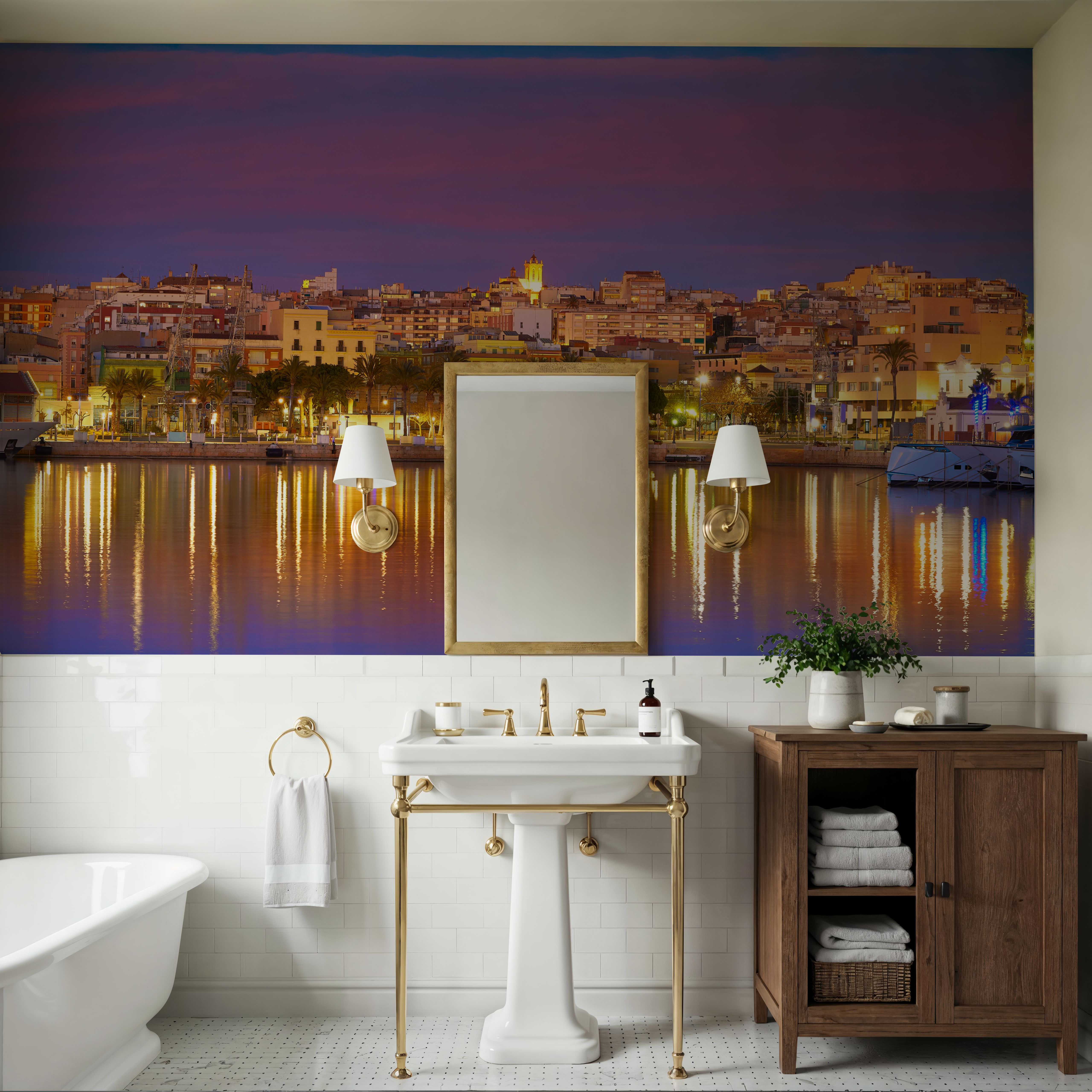 Tropical Harbor Twilight