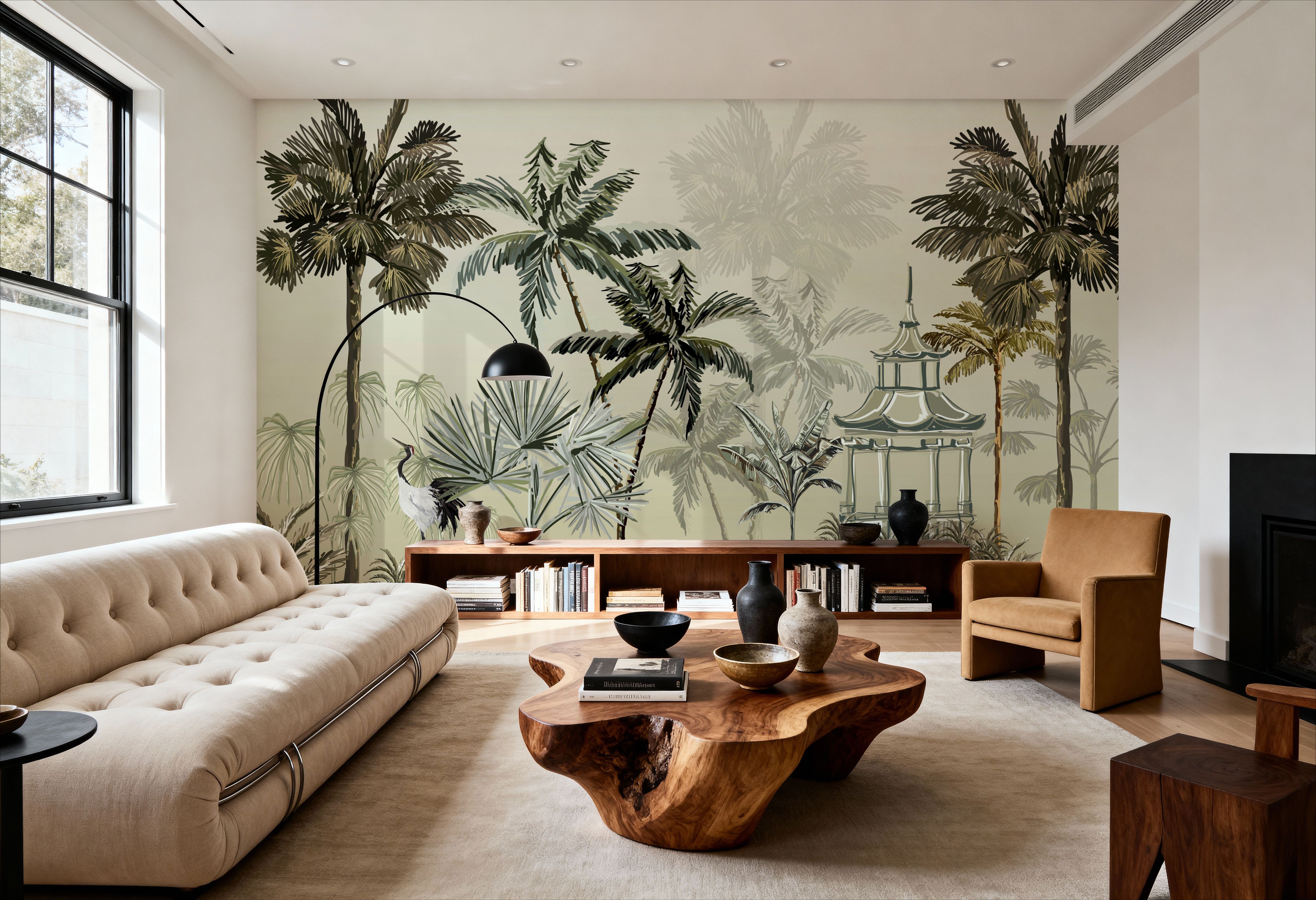 In the Backyard Mist, Wallpaper