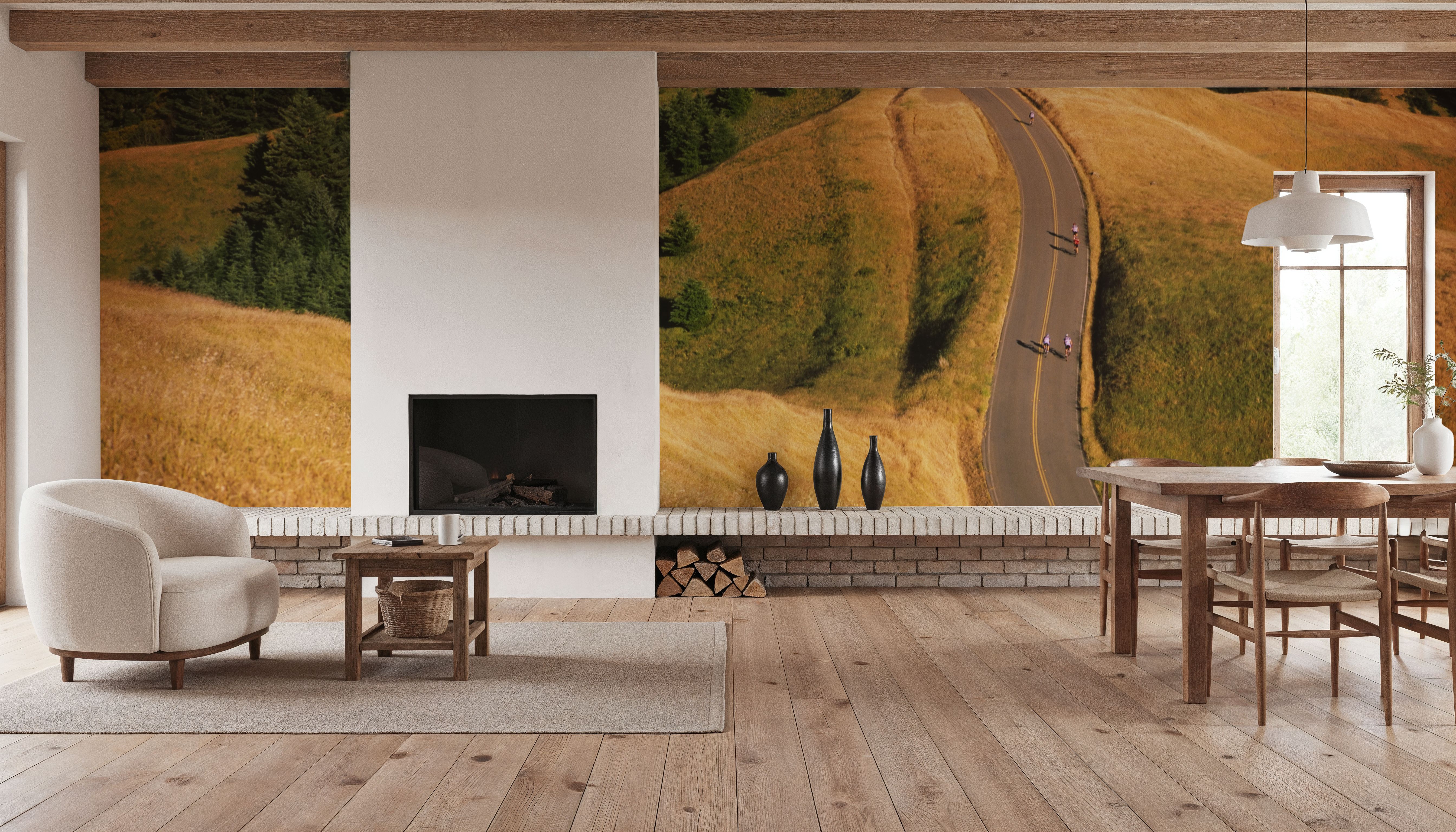 Cycling Through Golden Hills