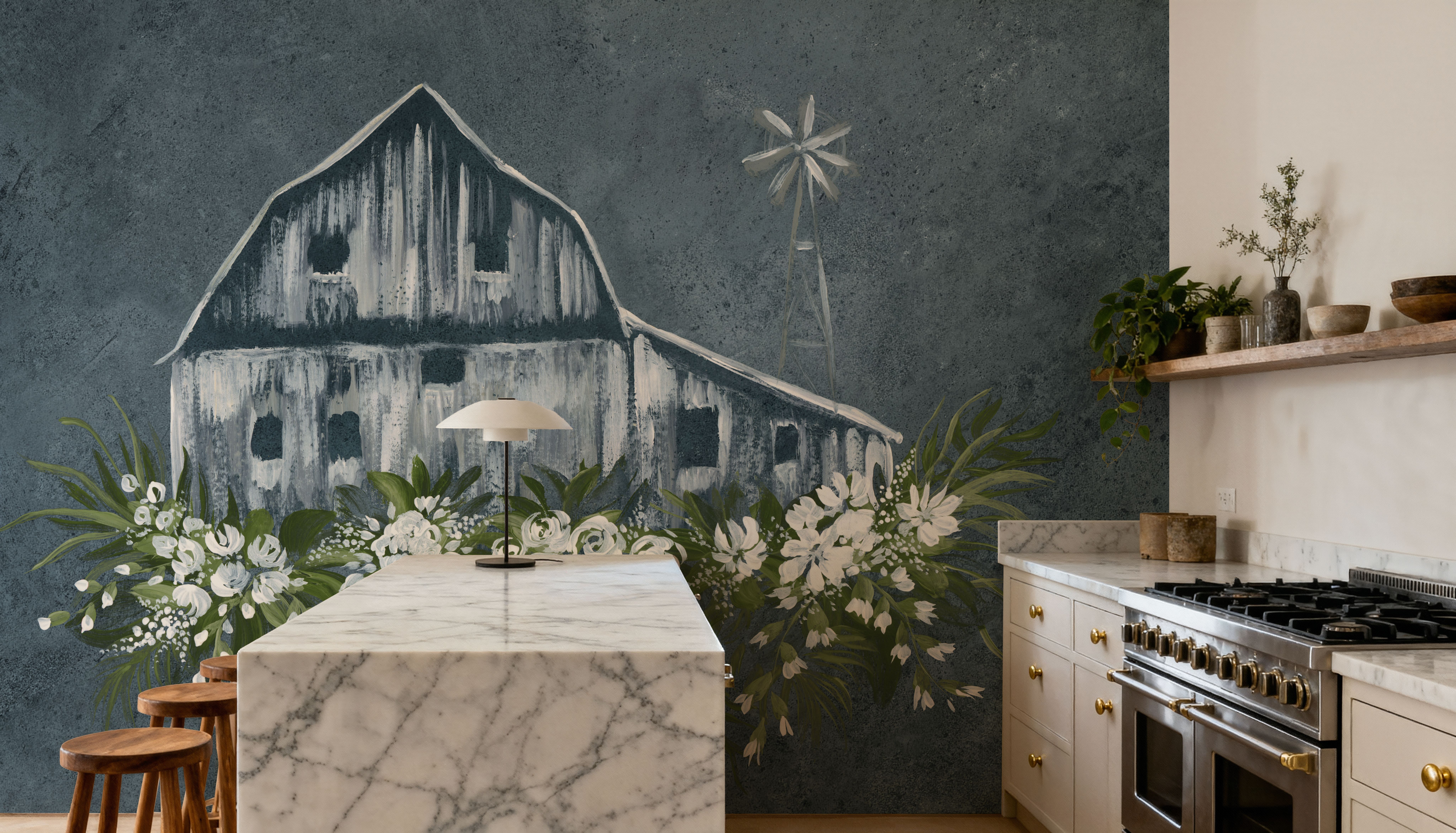 Adorned Barn Sketch Denim