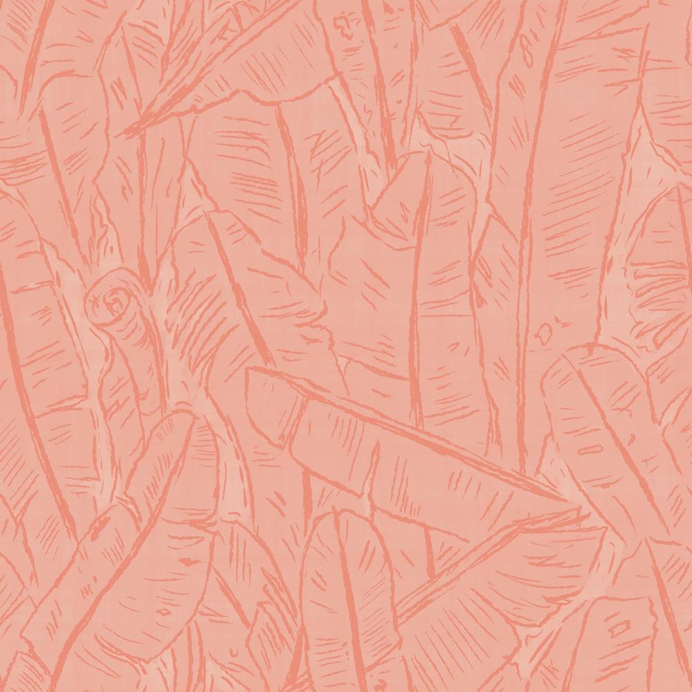 Banana Leaf Camo, Dusty Coral