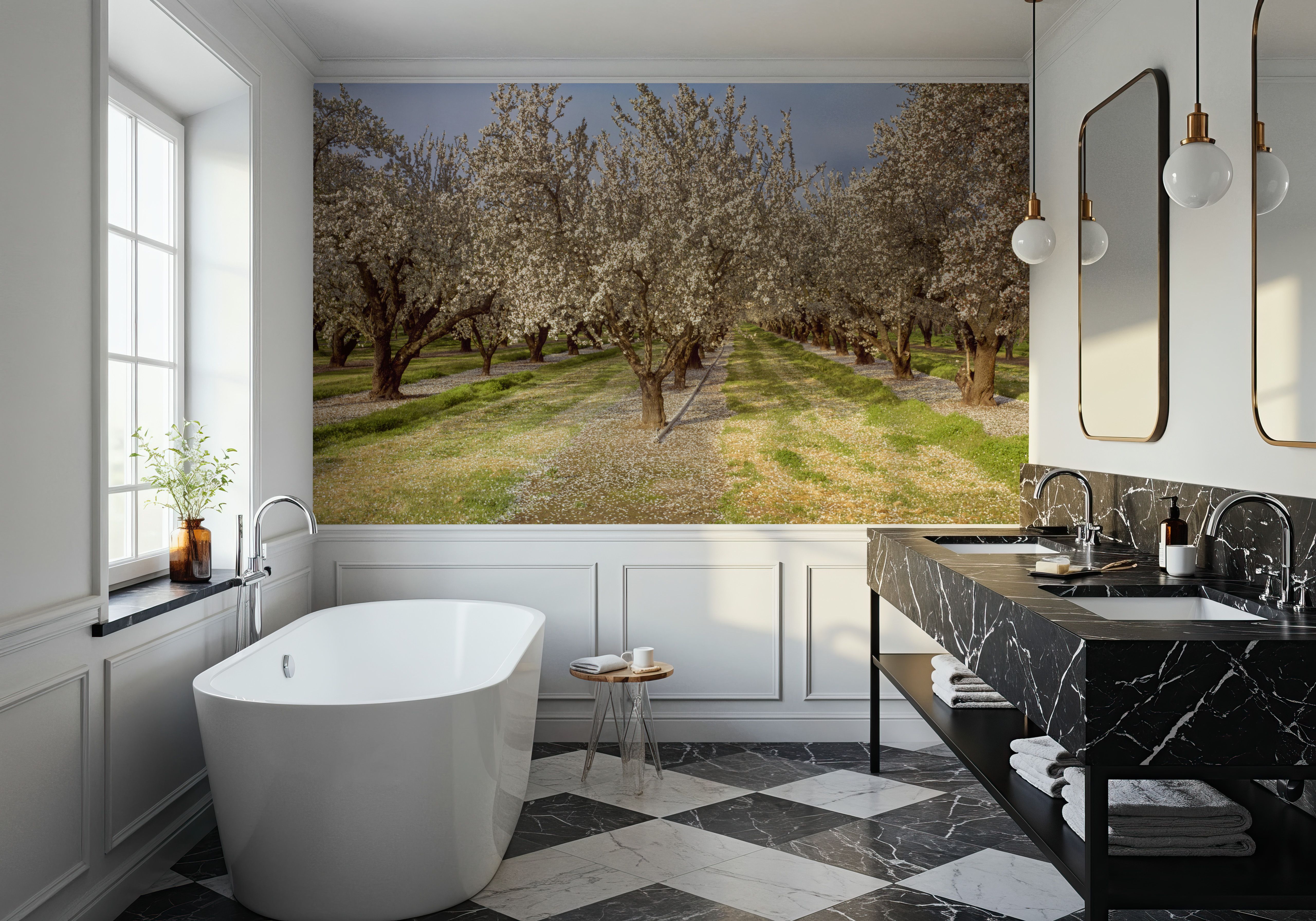 Blooming Almond Grove