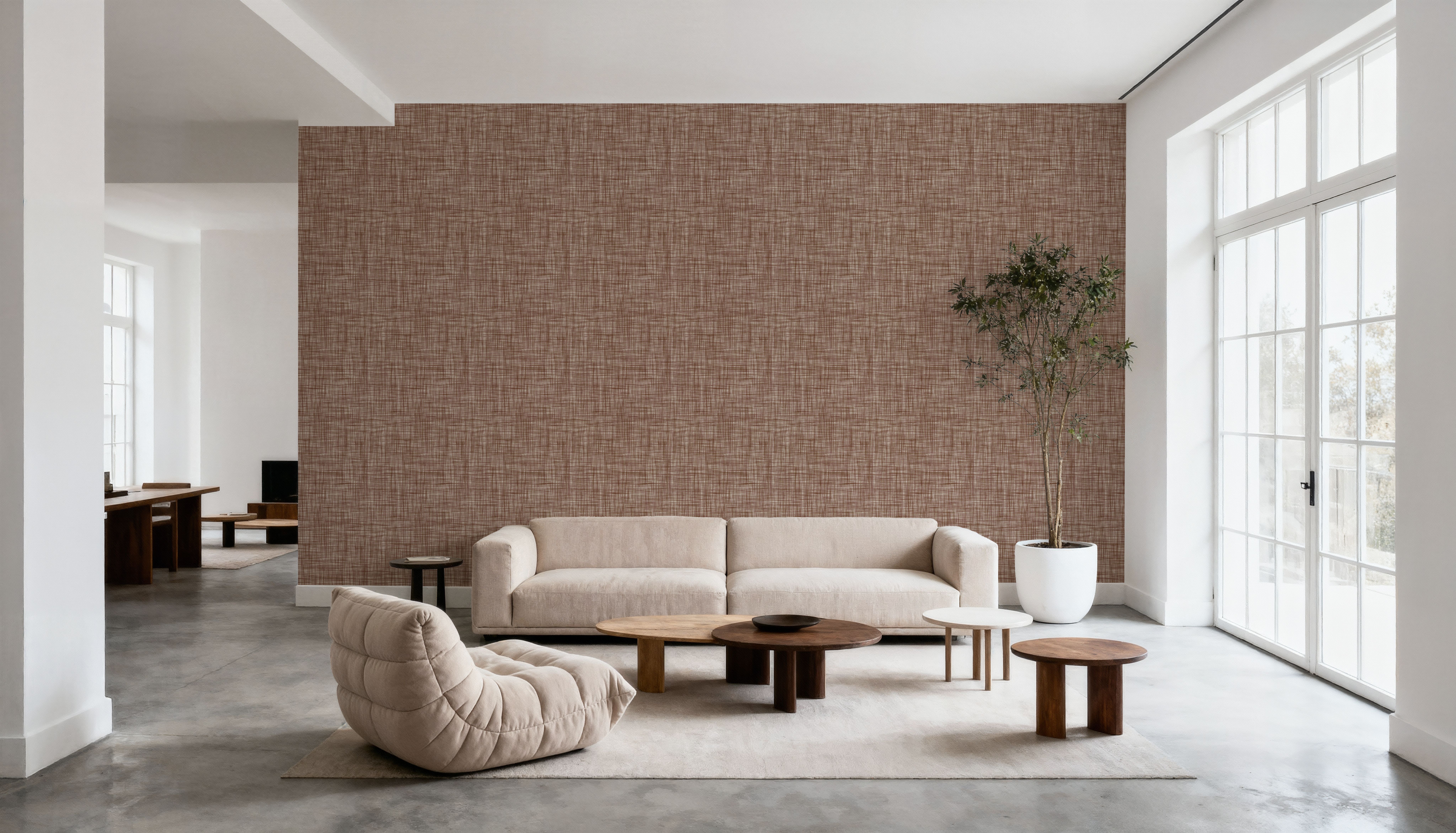 Mottled Linen Effect, Brick