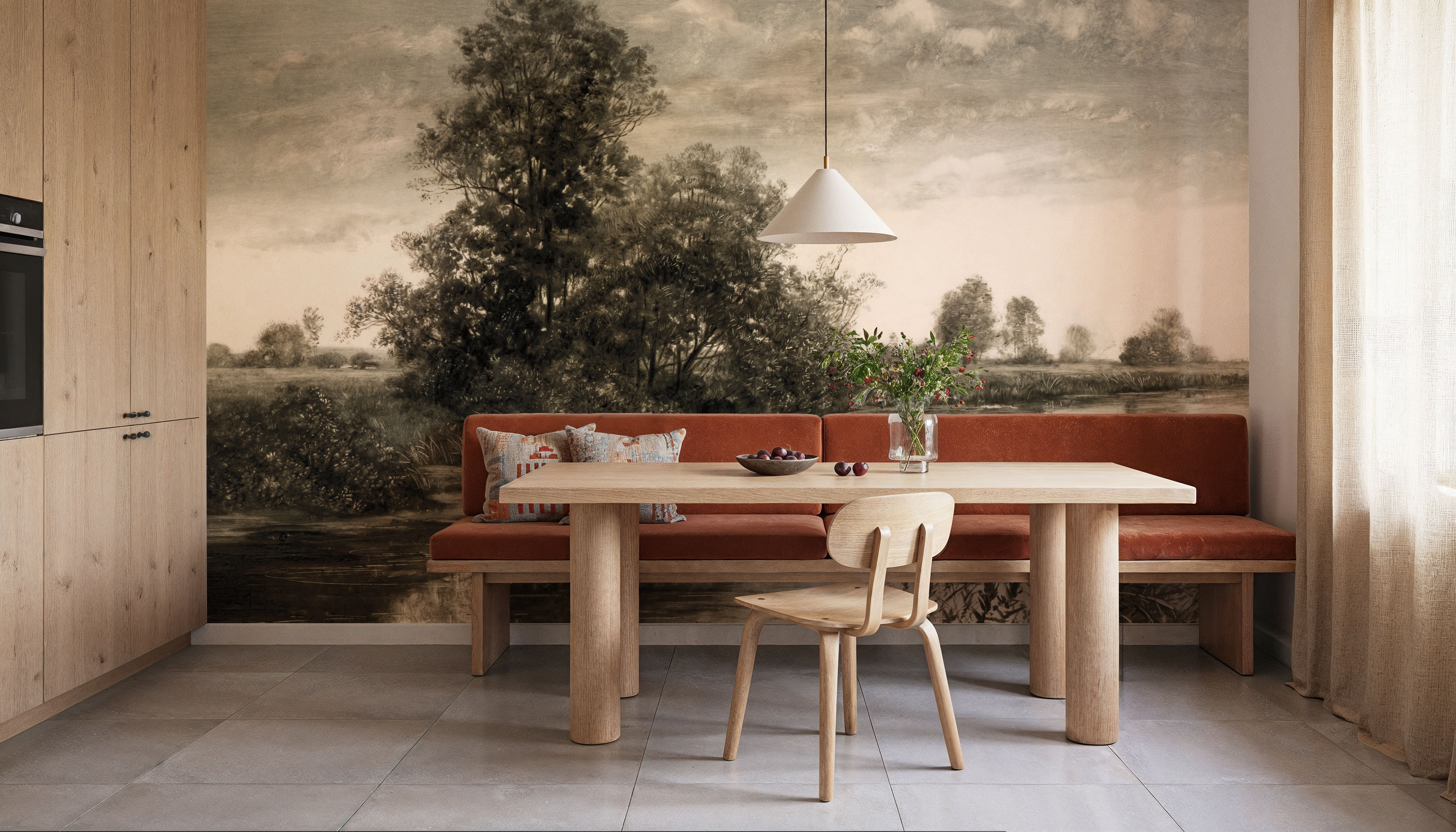 Pastoral Pond Landscape