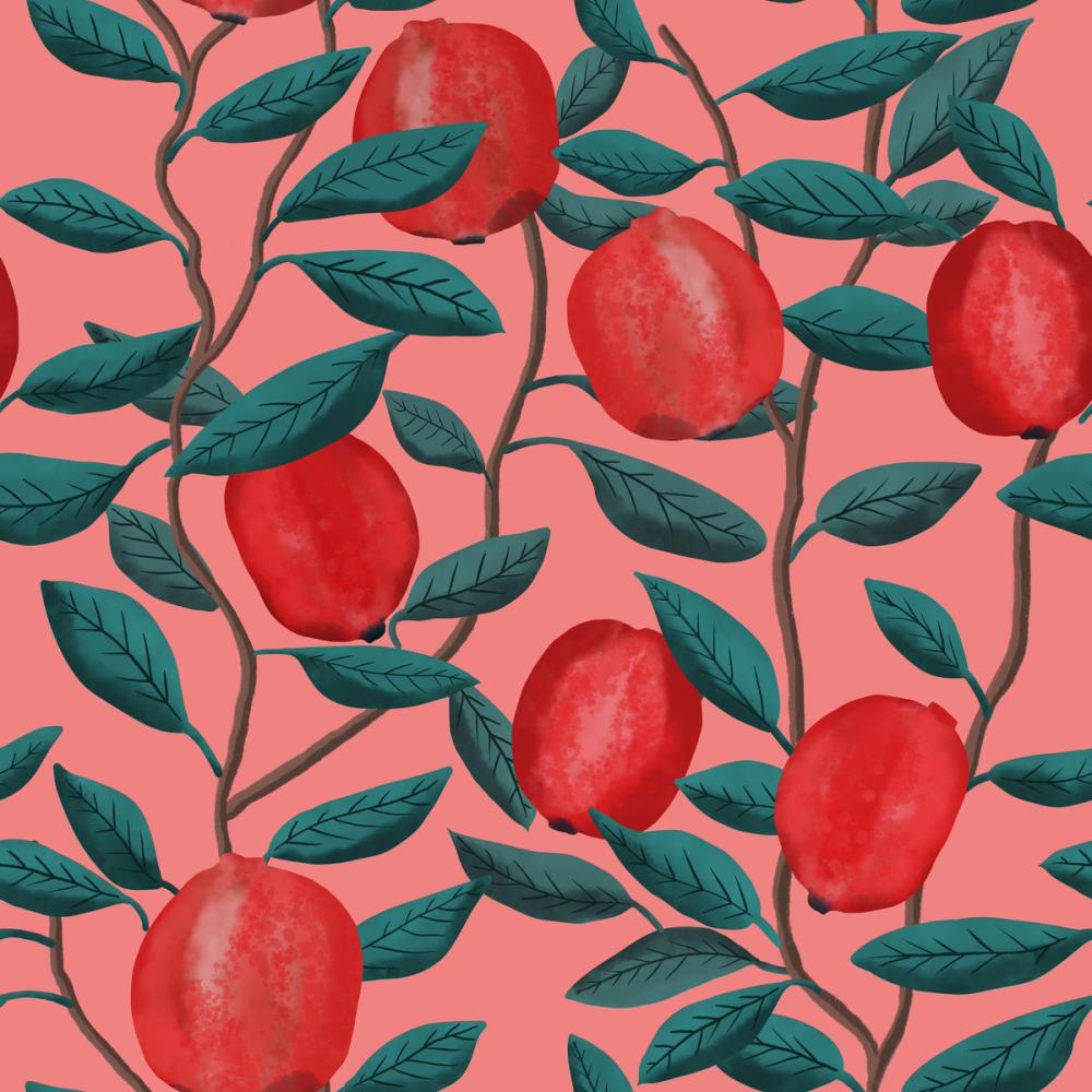 Pomegranate, Peachy Pink