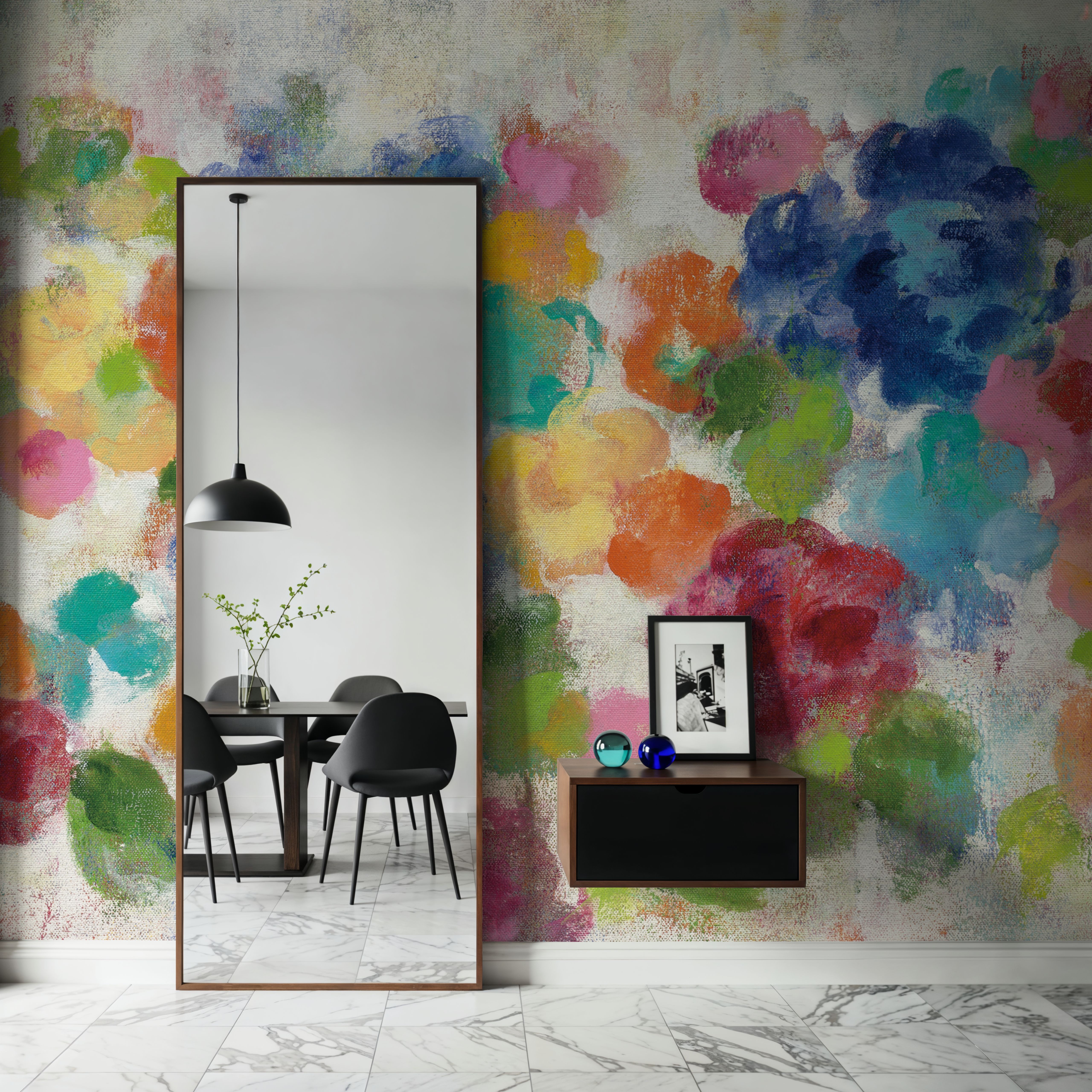 Hydrangea Bouquet I on canvas