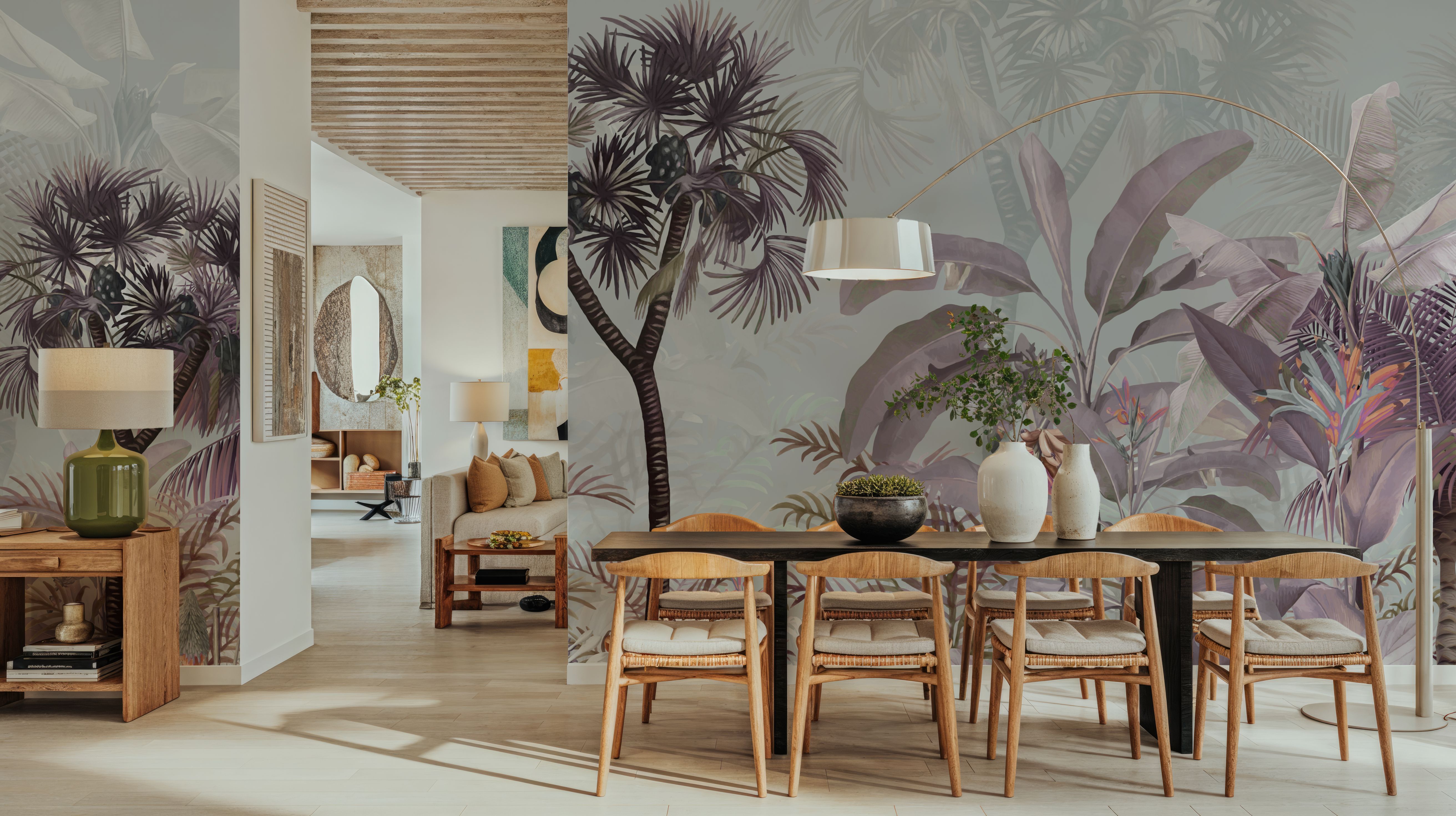 Tropical Forest Strolls Blue