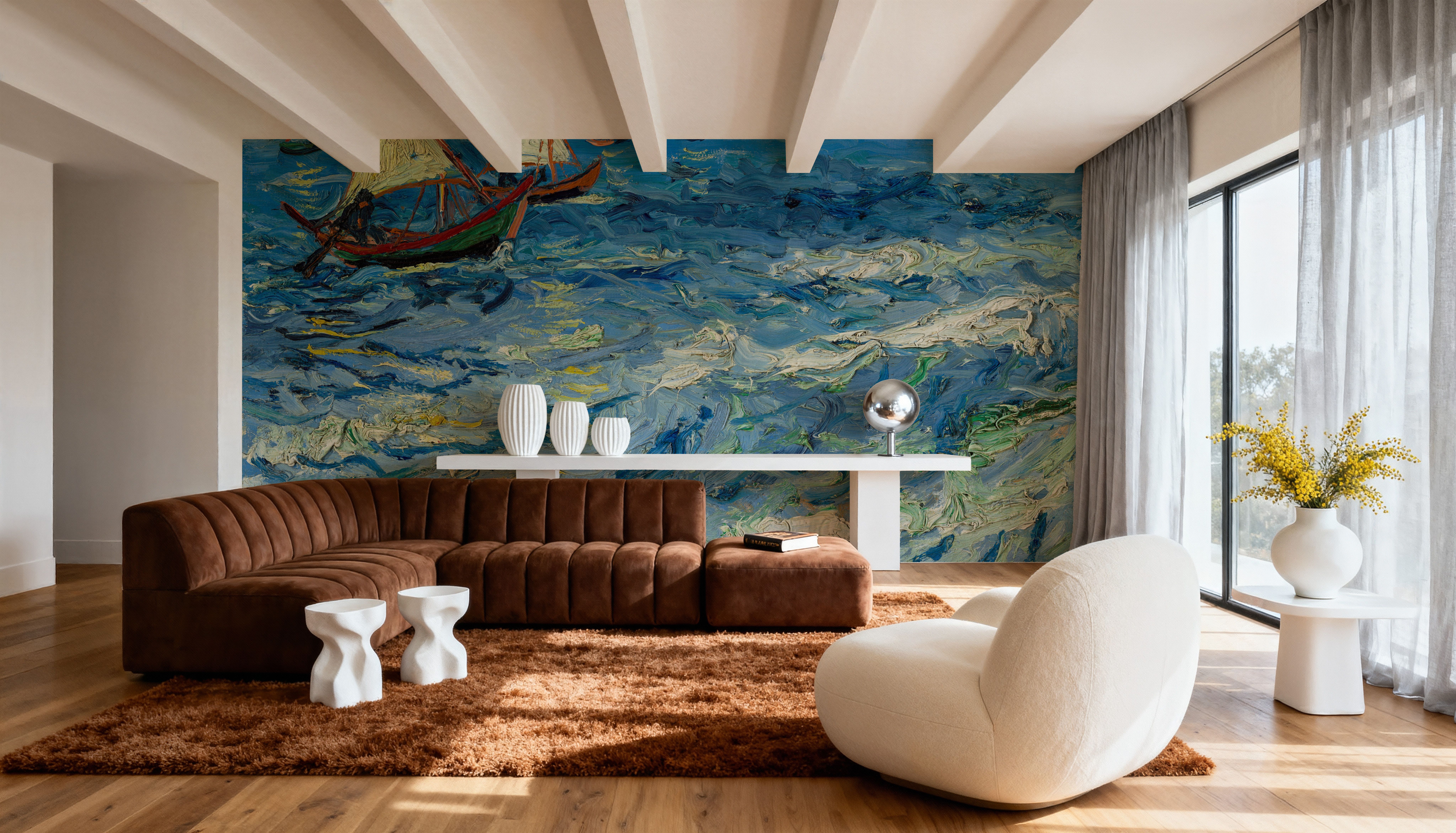 Seascape at Saintes-Maries, Wallpaper