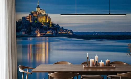 Mont-Saint-Michel at Dusk