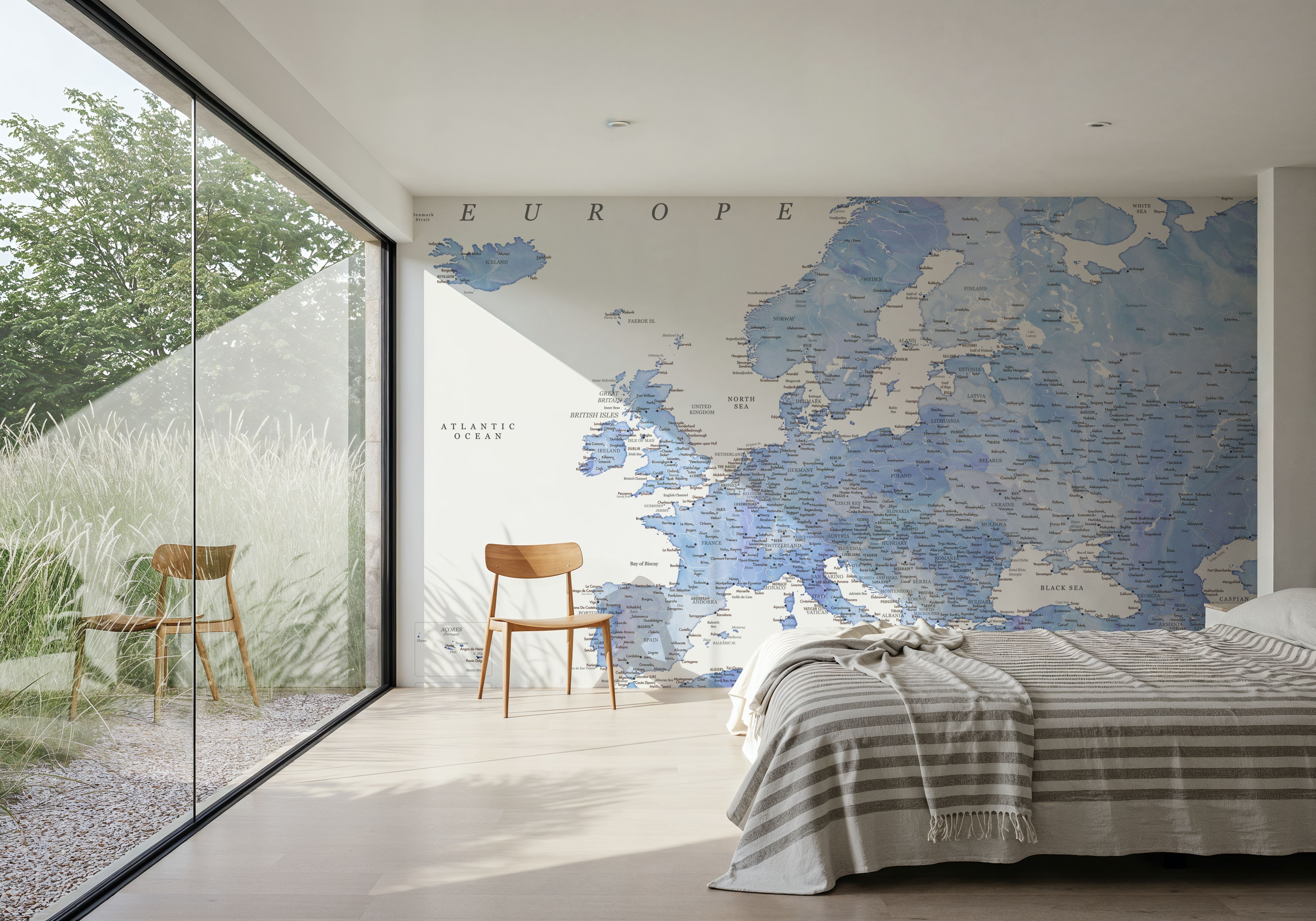 Europe Map Detailed - Josiah