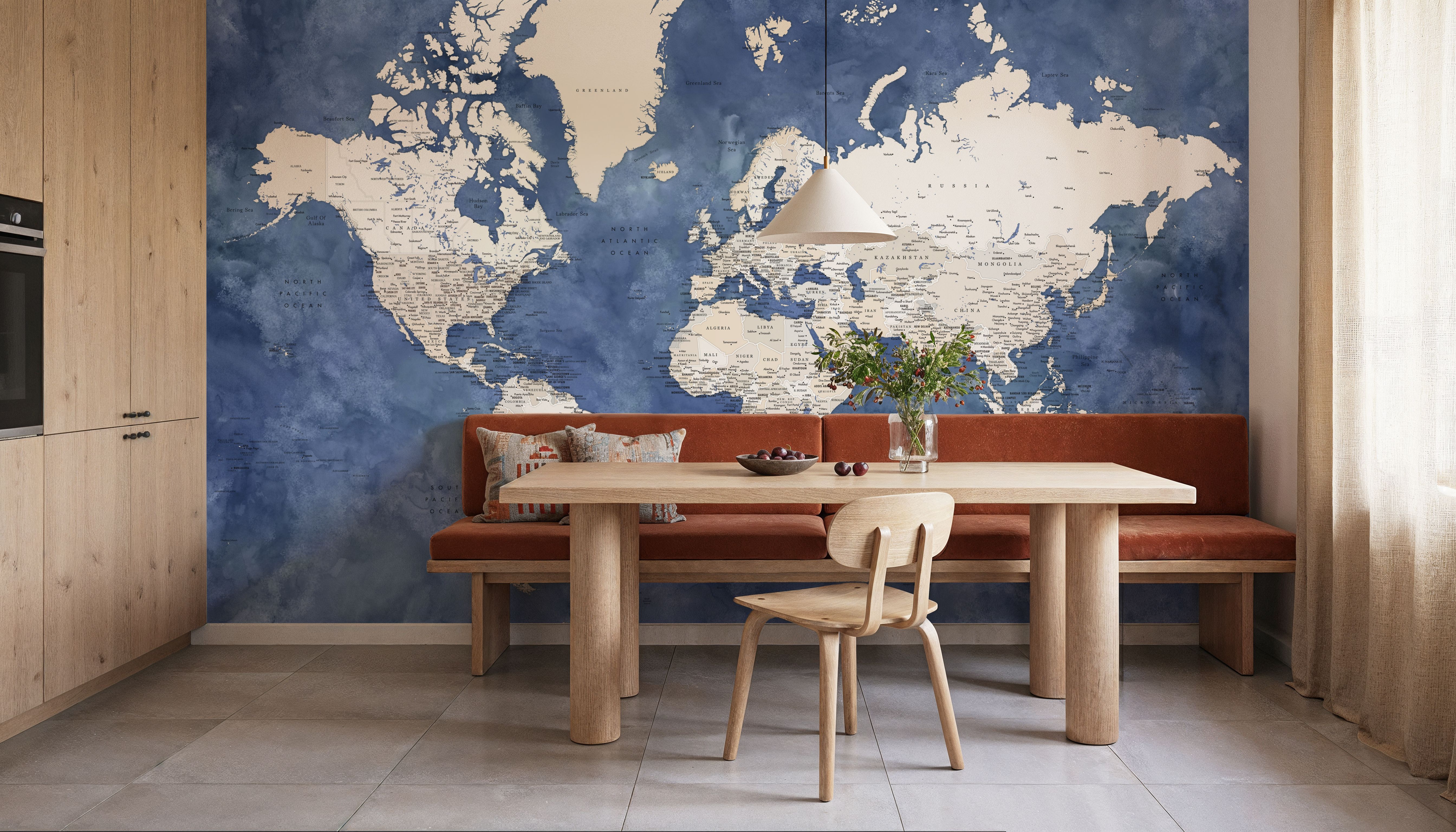 World Map Cities - Sabeen