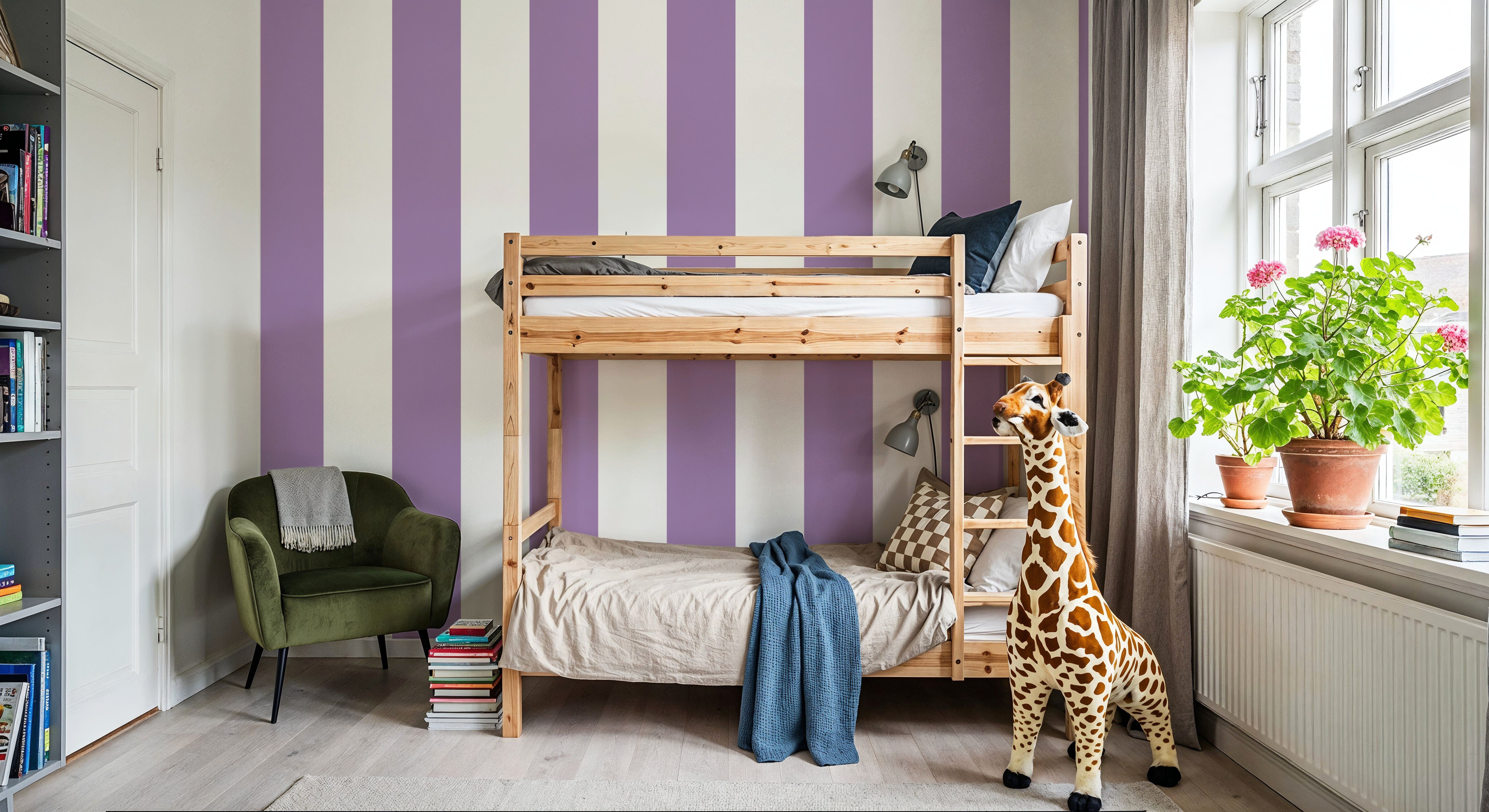 Circus Stripes, Purple