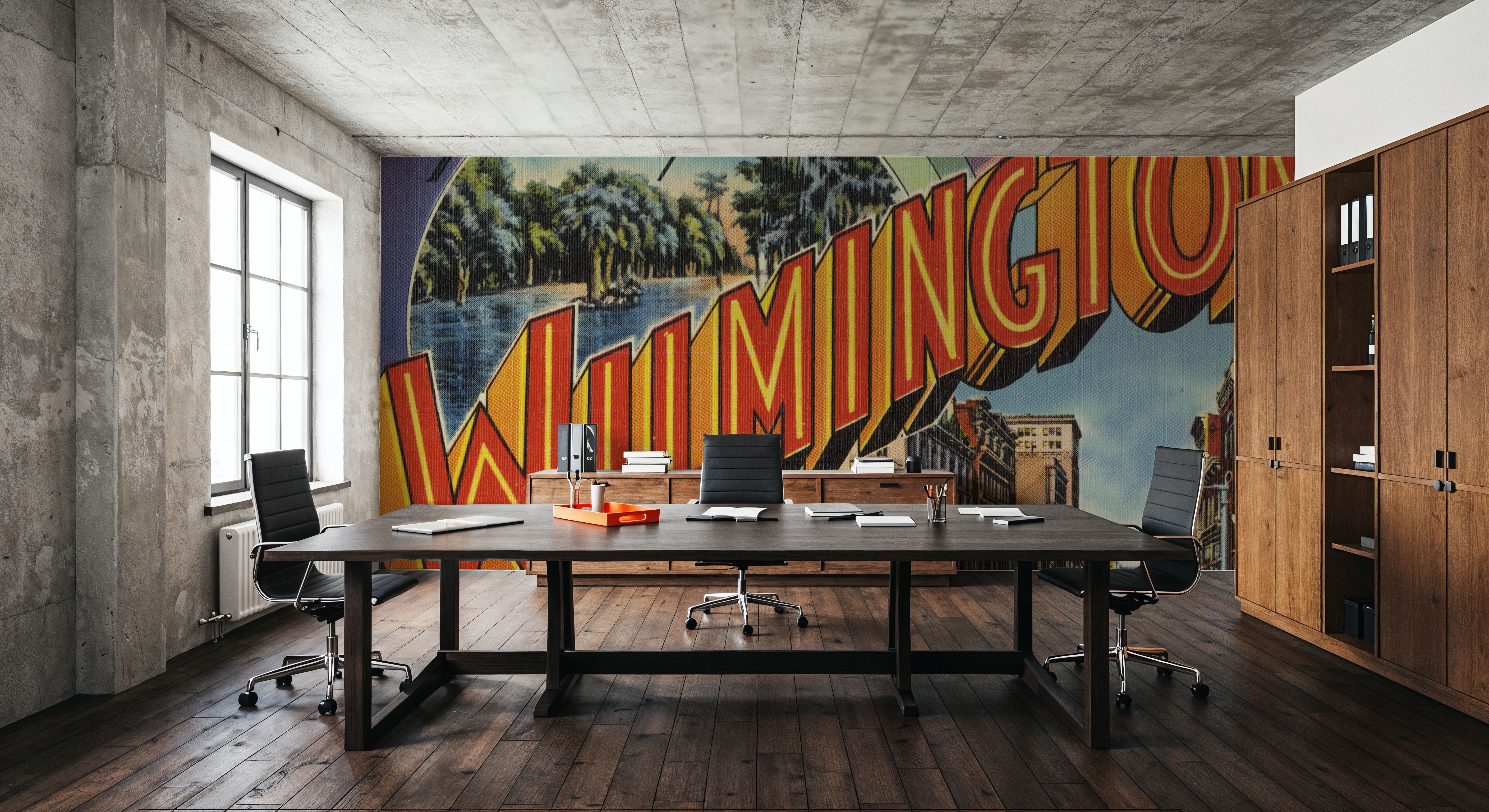 Greetings from Wilmington - Screenprint Postcard