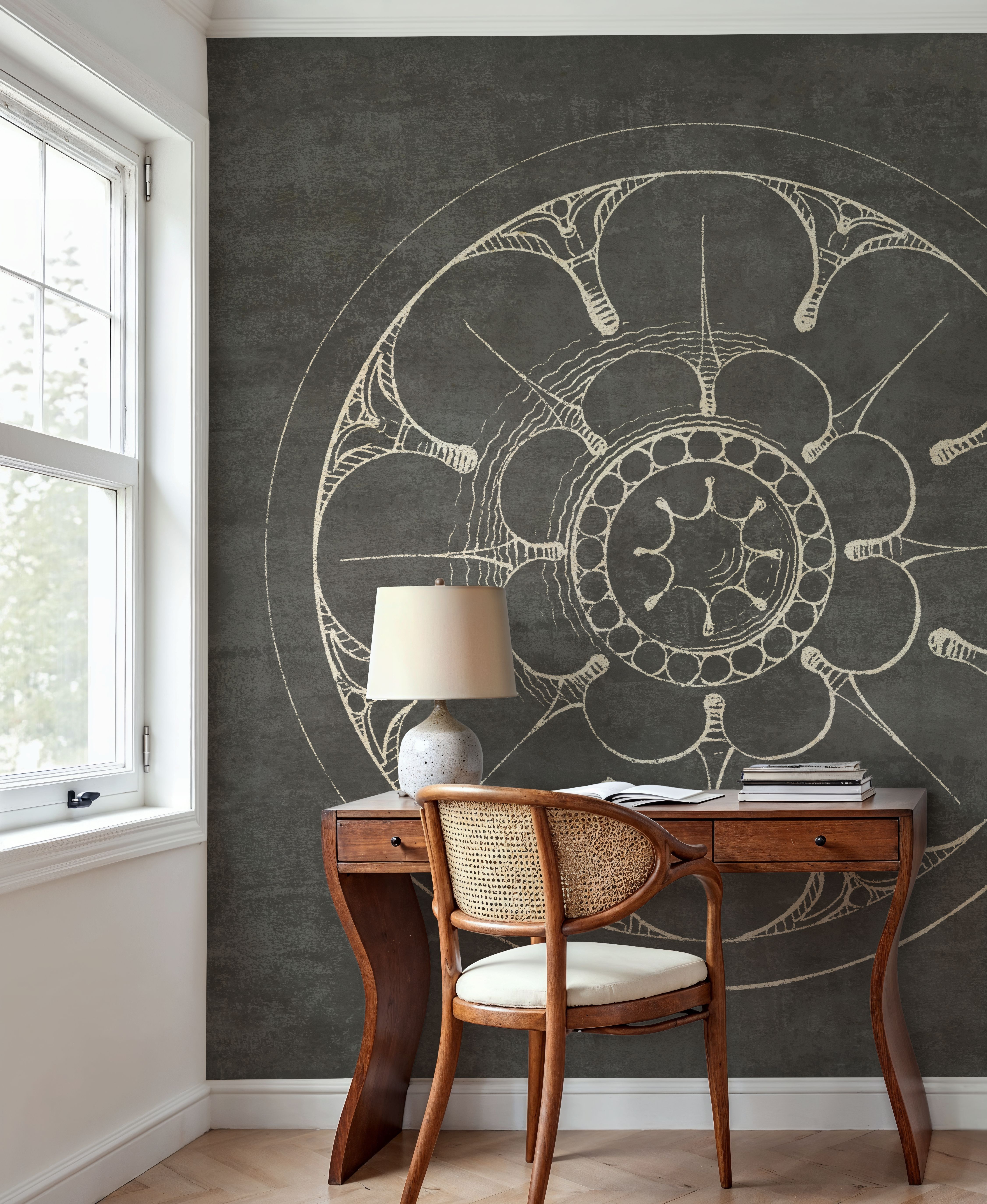 Rosette III Gray