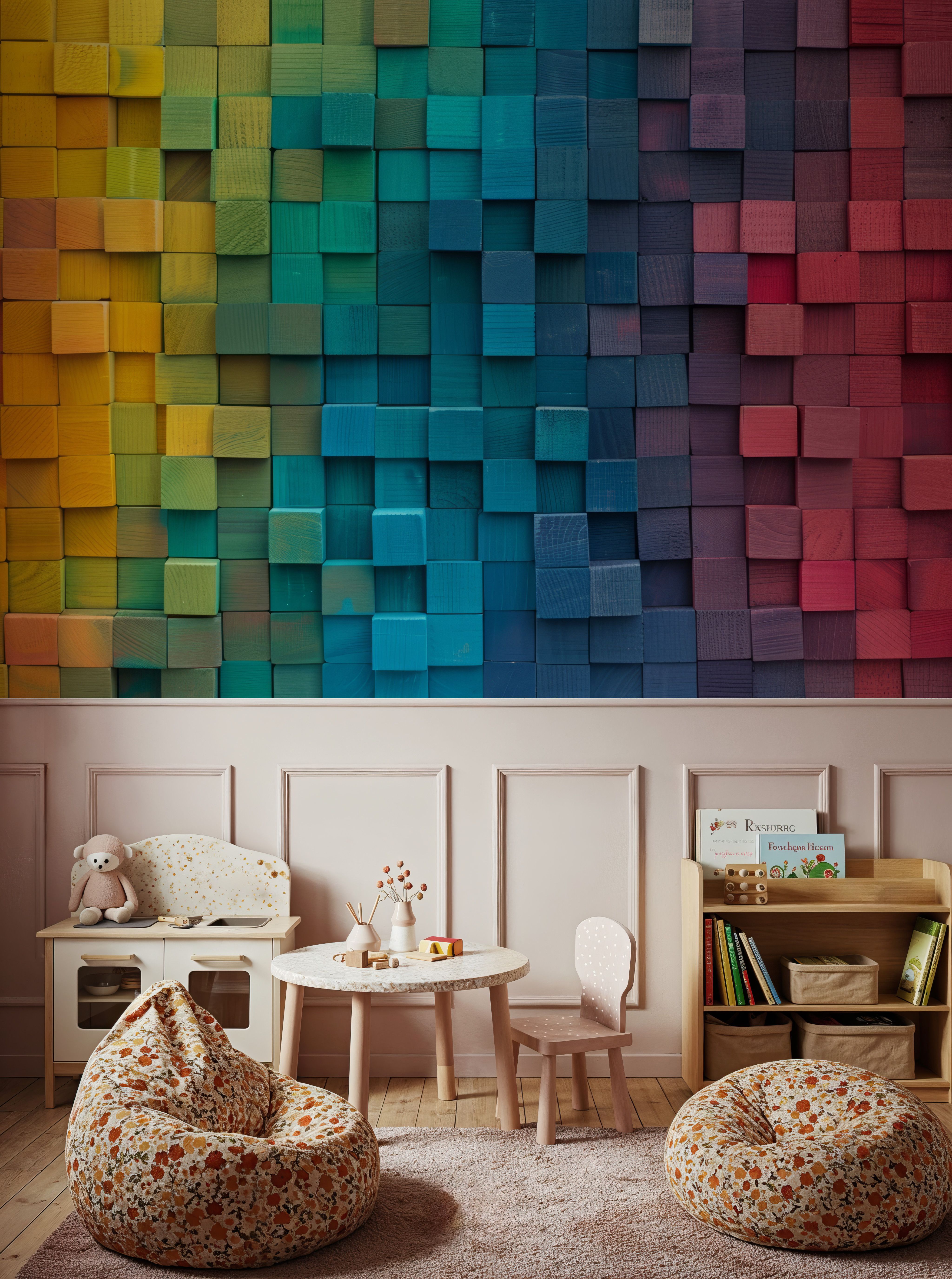Vibrant Rainbow Stack
