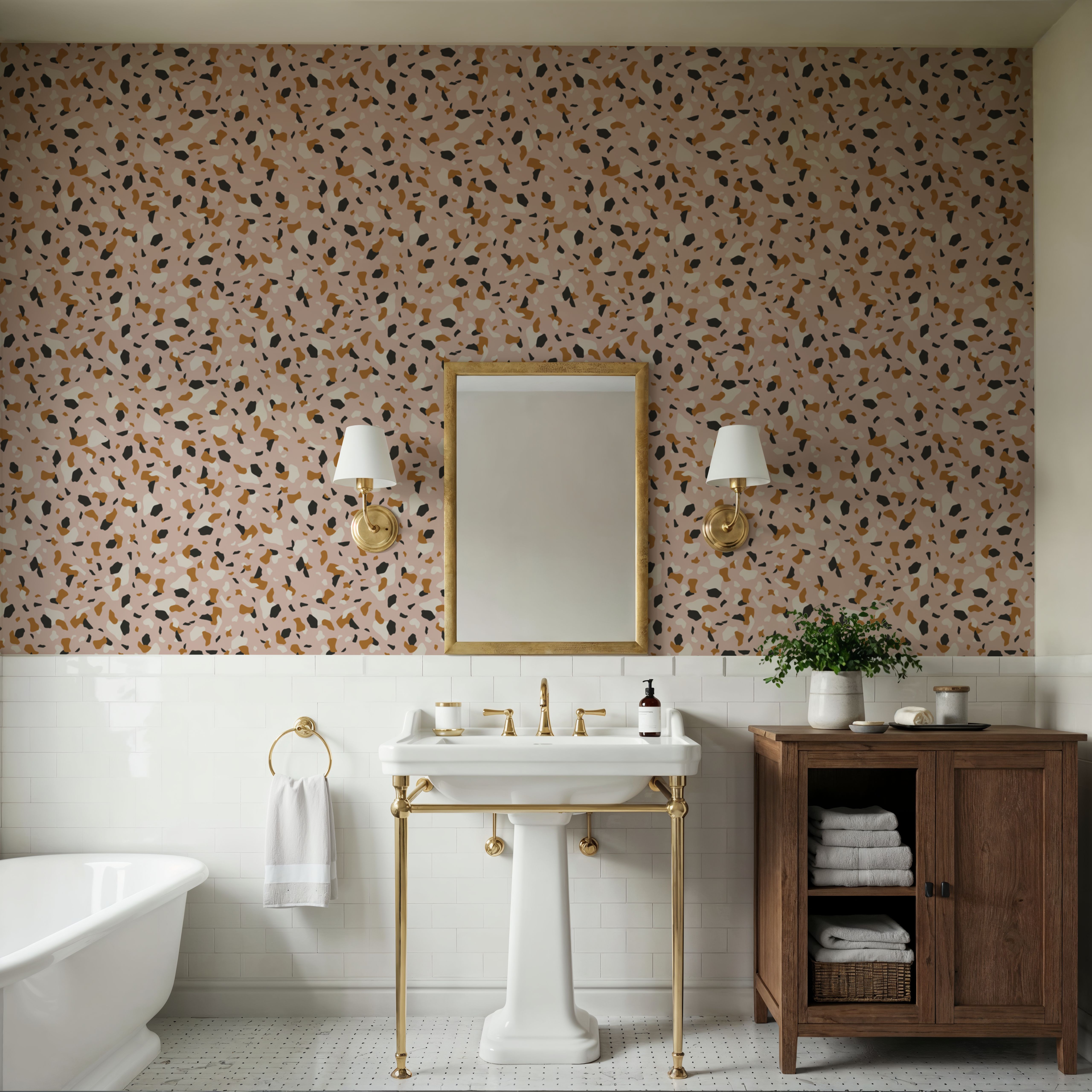 Terrazzo Sprinkles, Wallpaper