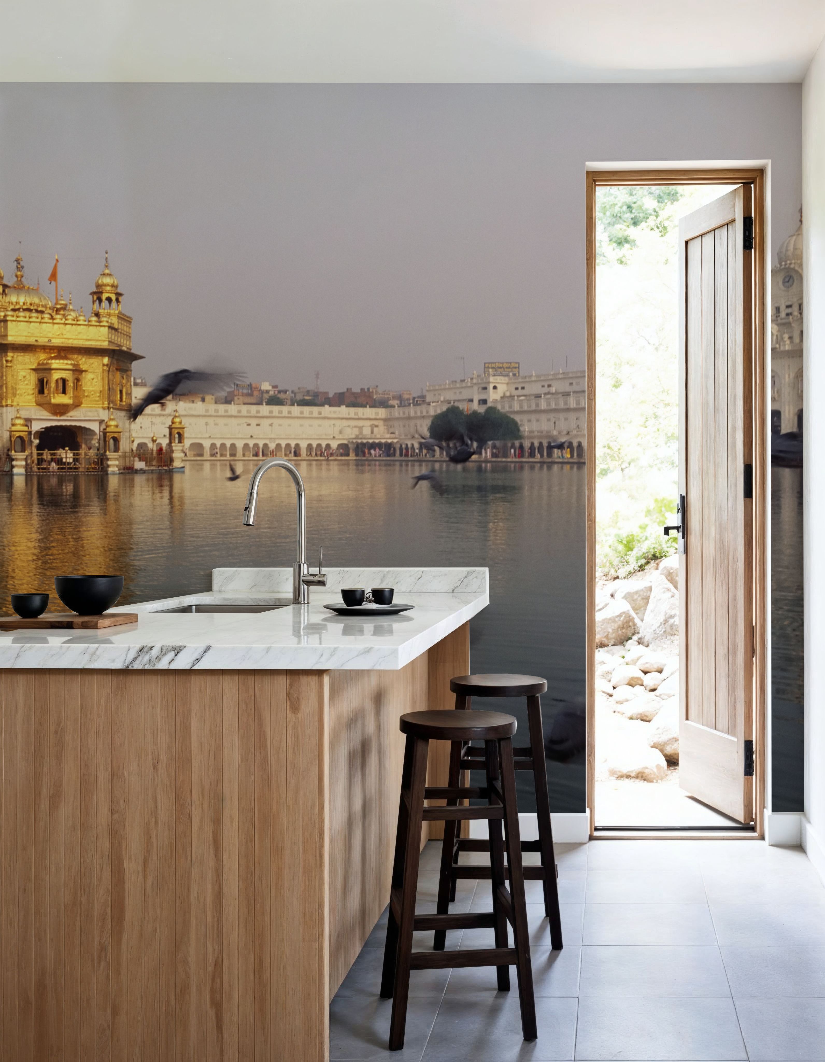 Golden Sanctuary Reflection