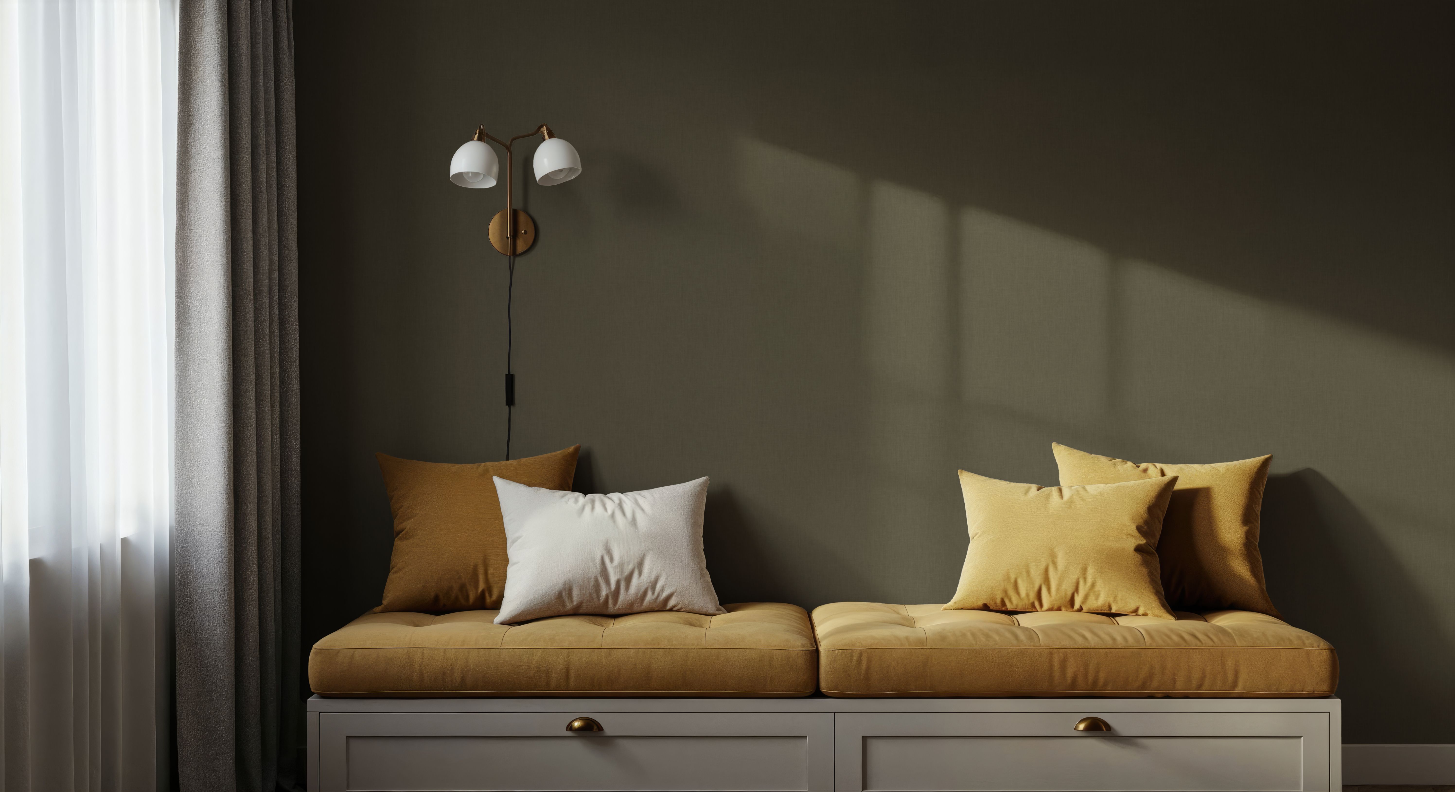 Linen Mist Murky Collection, Khaki