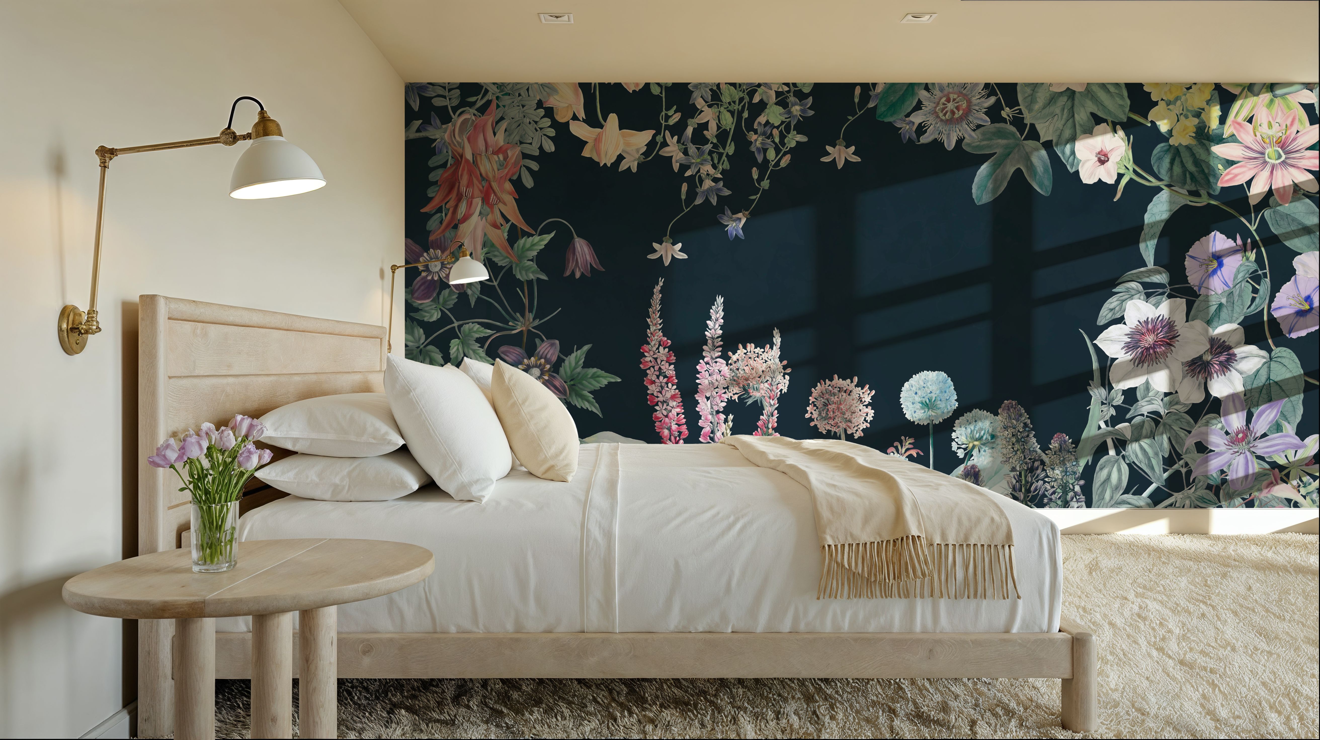 Coming Through Dark Blue, Behang