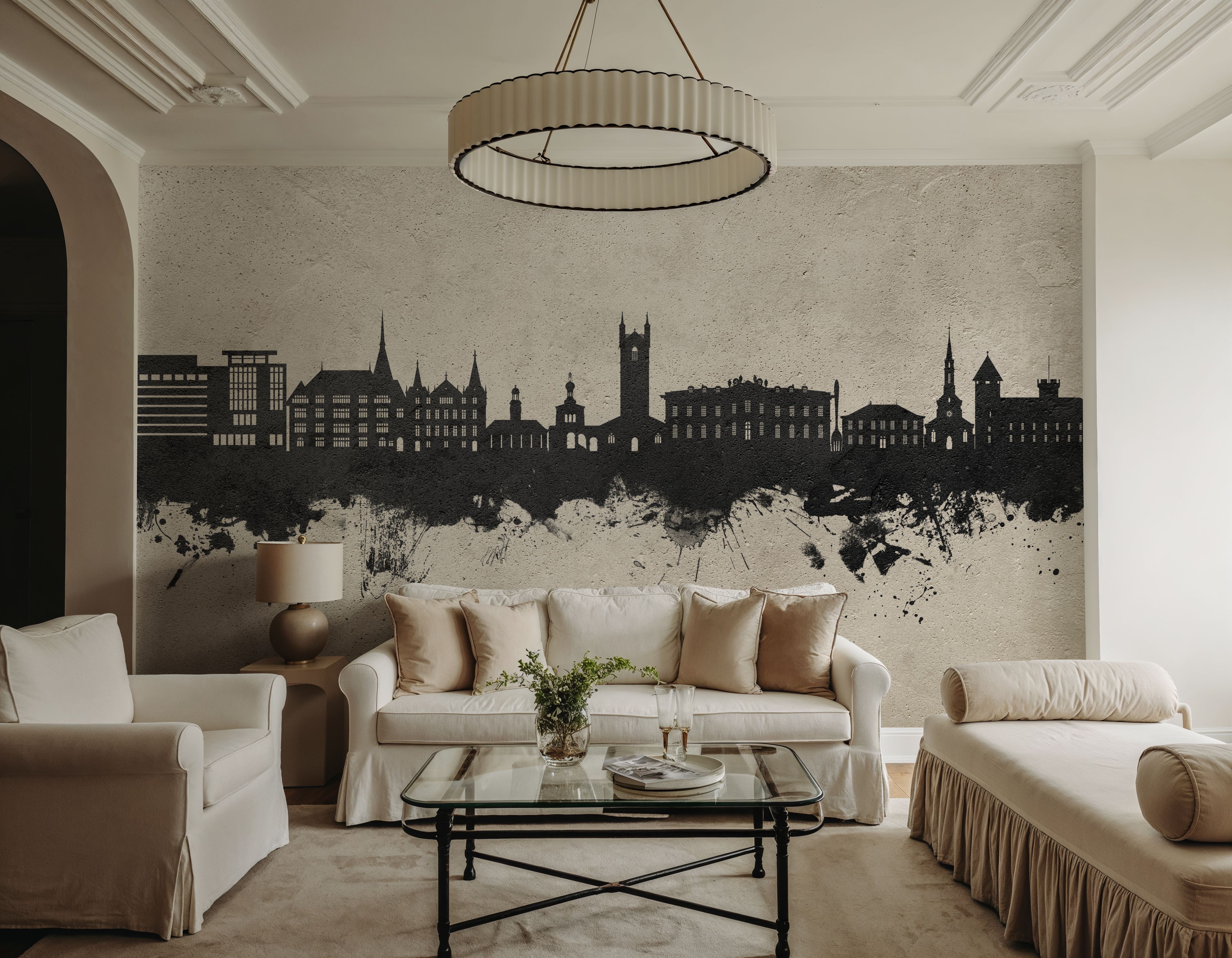 Vevey Switzerland Skyline Concrete
