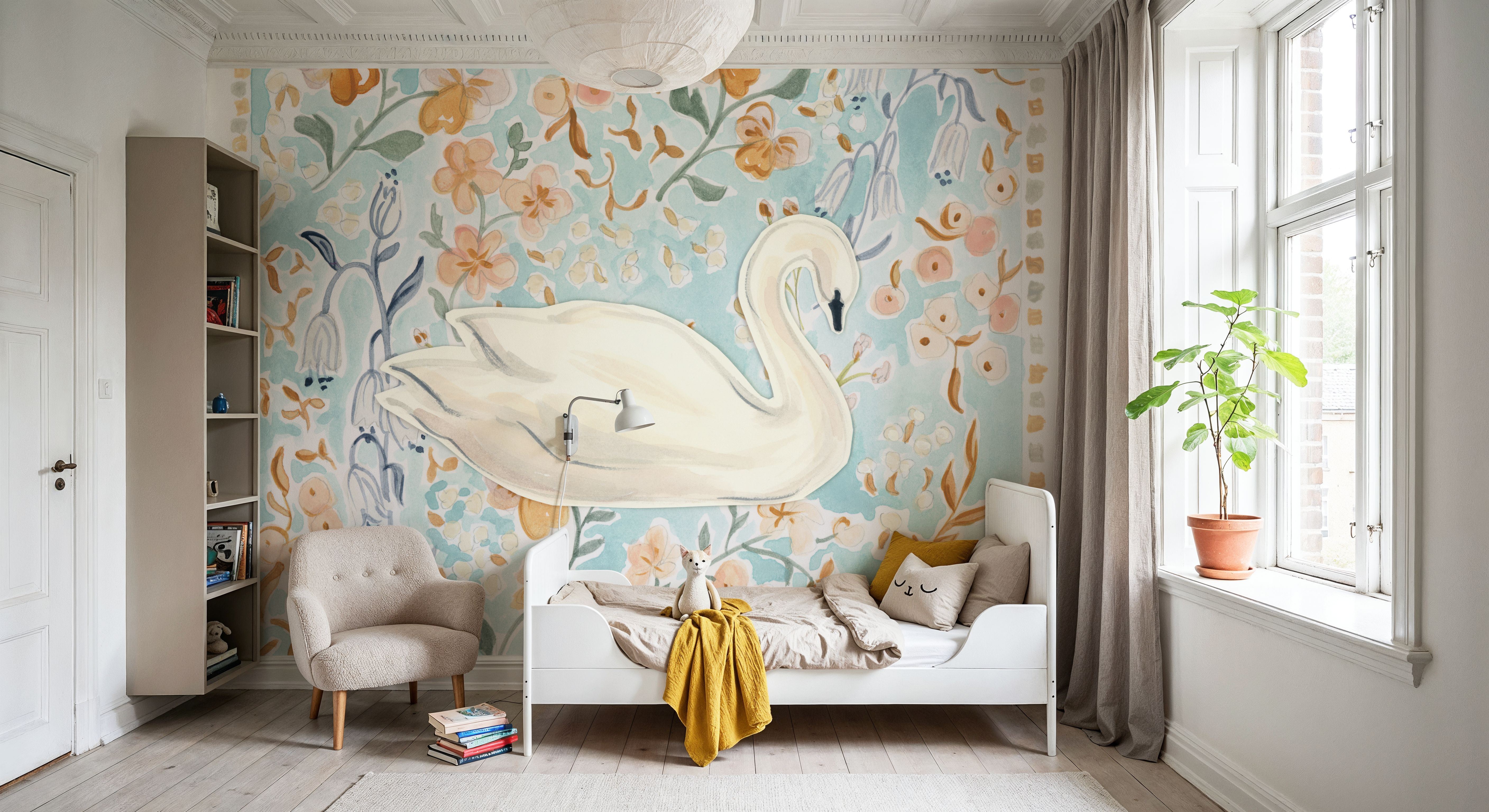Chinoiserie Swan